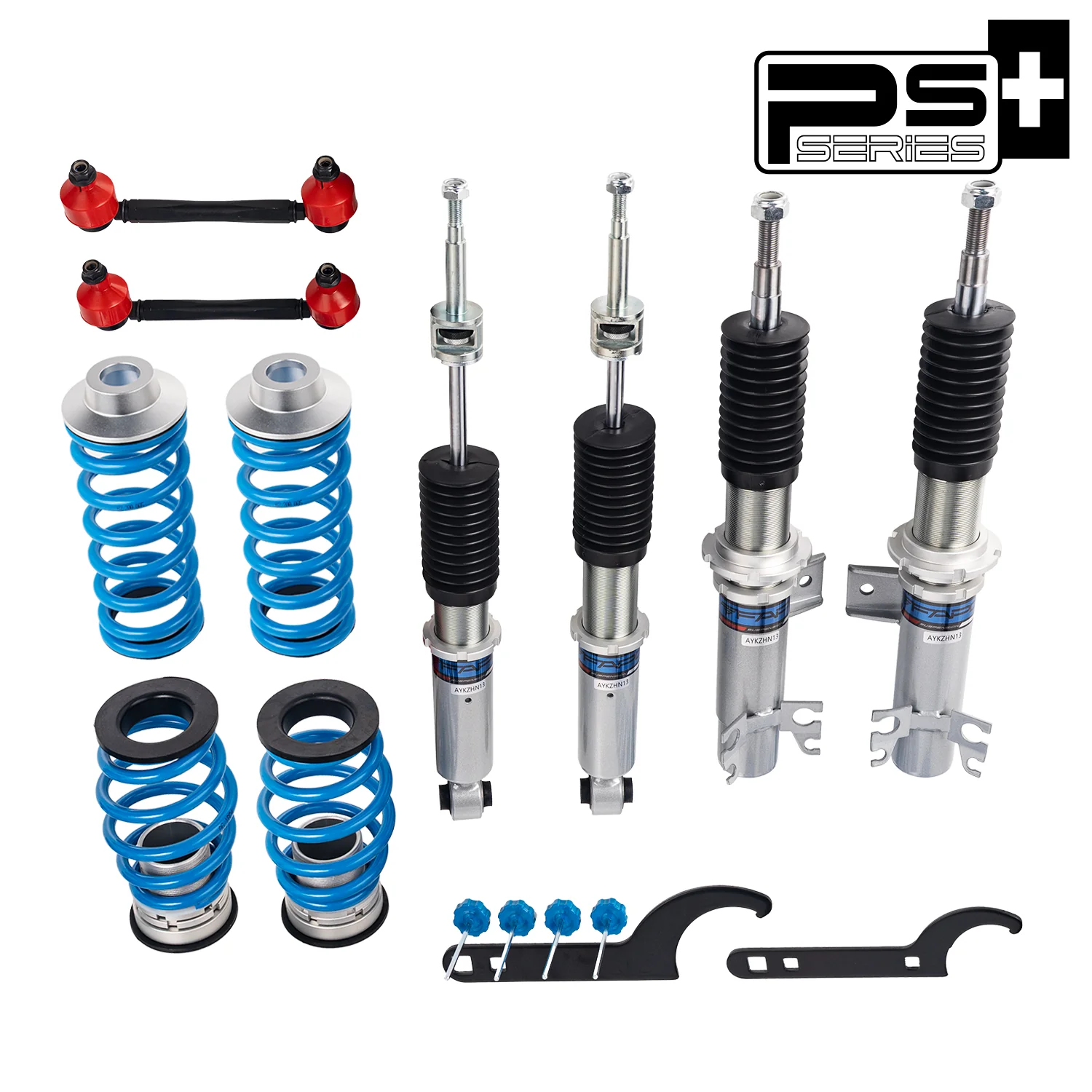 16-Level Damping Coilover For VW Polo 5th Gen MK5/6R 2009-2017 PS004320