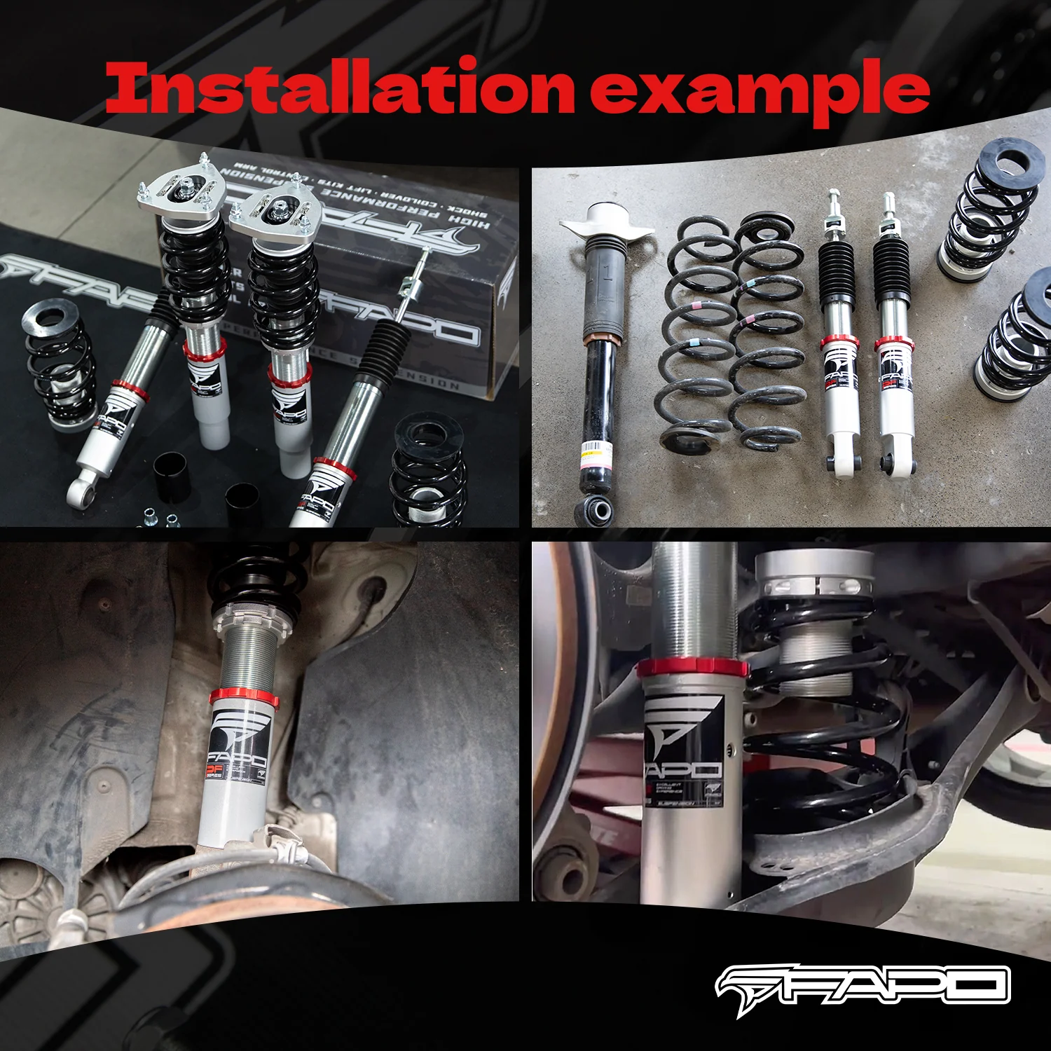 32-Level Damping Coilover for 1982-1994 BMW 3 Series E30 51mm PF006230 - Image 10