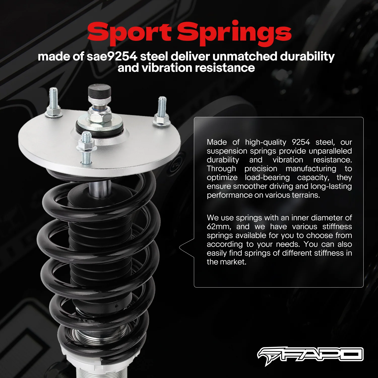 32-Level Damping Coilover for 1989-2005 Mazda MX-5 Miata 1st / 2nd Gen NA8C/NB8C PF007330 - Image 8
