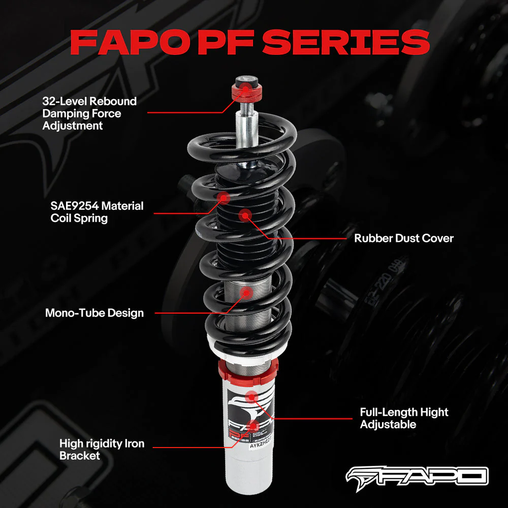 32-Level Damping Coilover For BMW 3 Series 5th Gen AWD E90 2006-2011 PF026430 - Image 3