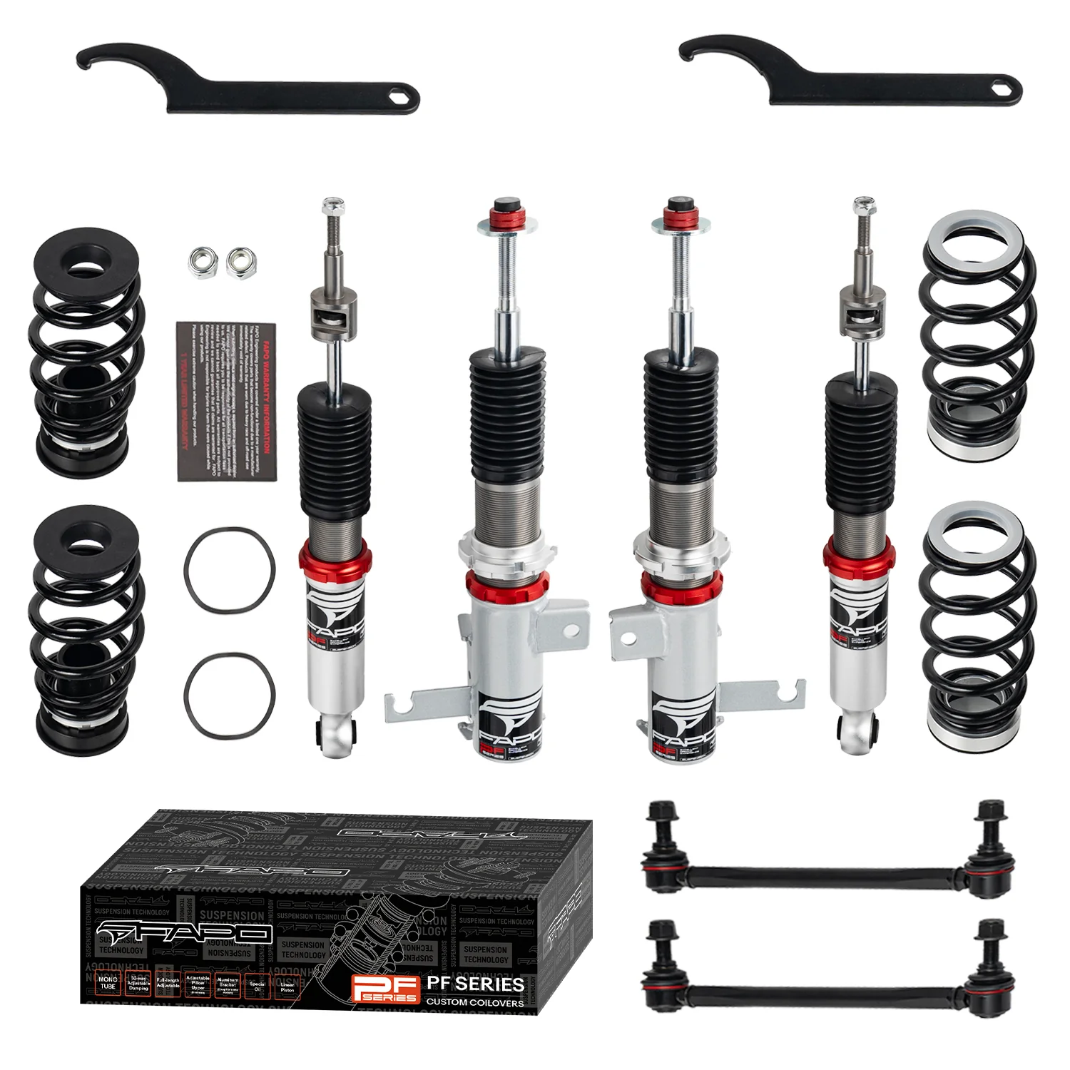 32-Level Damping Coilover for 2010-2020 Buick Regal / LaCrosse Chevy Malibu / Impala Opel Insignia PF019730