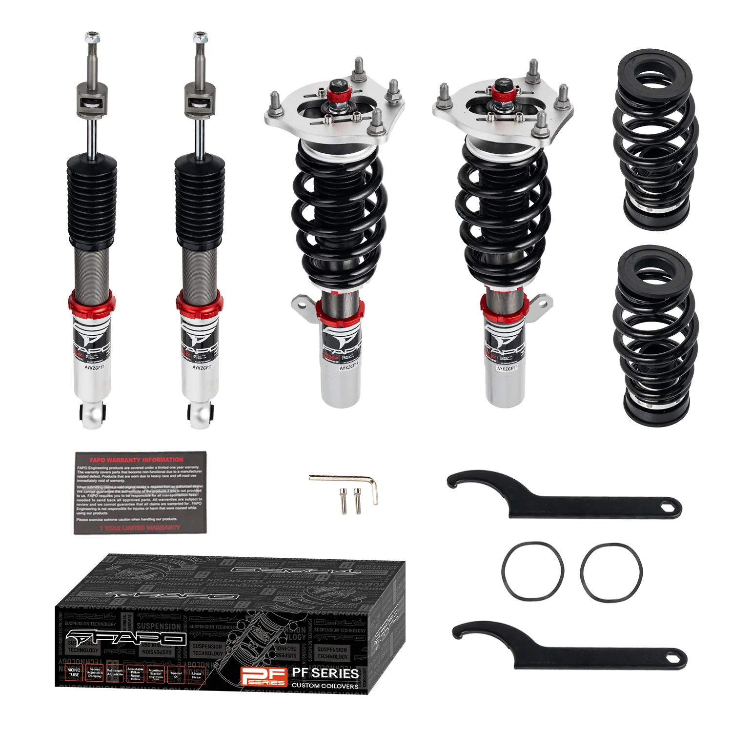 32-Level Damping Coilover For Honda Accord 10th Gen CV1/CV2/CV3 2018-2022 / Inspire 6th Gen CV4 / CV6 2018+ / Inspire 7th Gen CY 2023+ PF042530