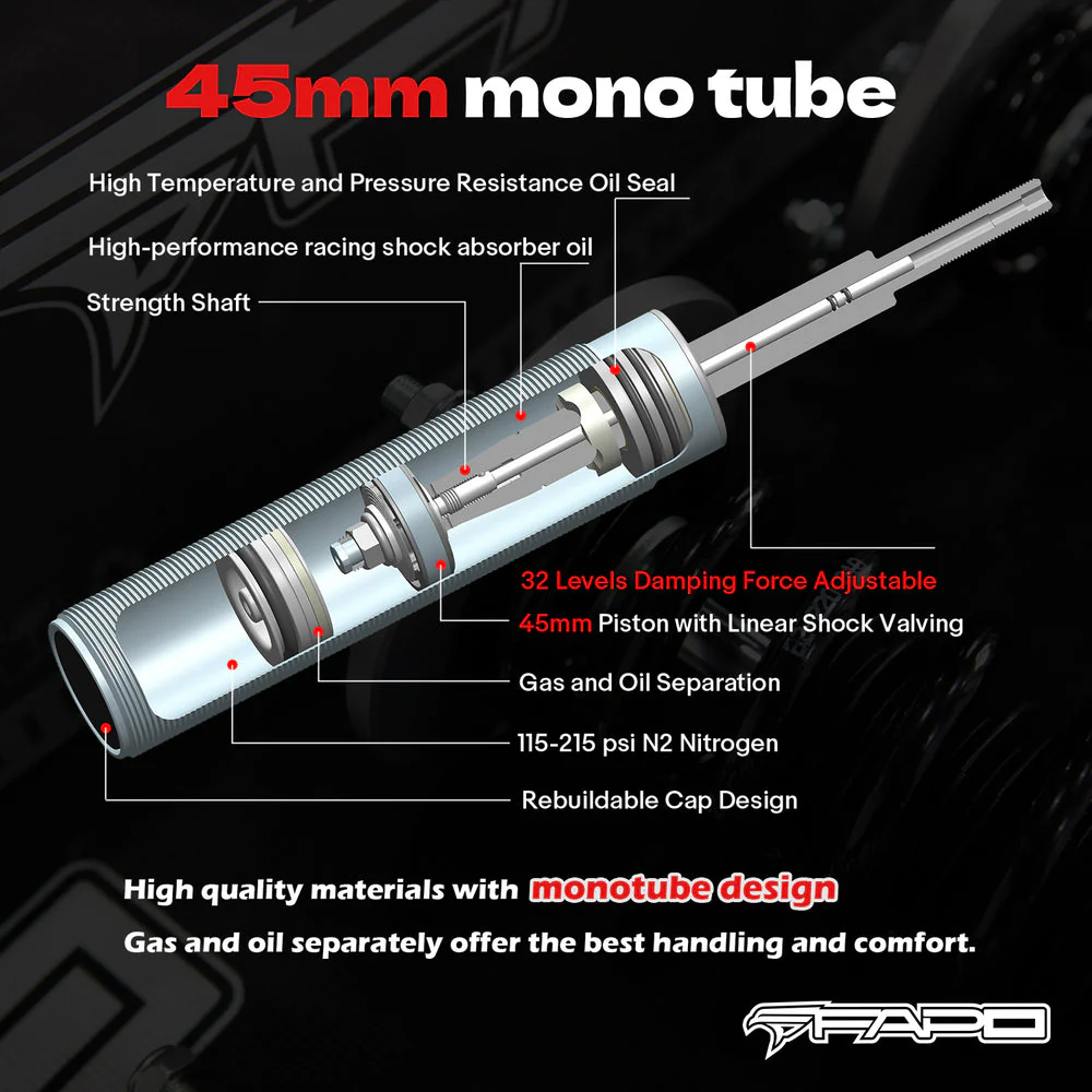 32-Level Damping Coilover For BMW 3 Series 5th Gen AWD E90 2006-2011 PF026430 - Image 5