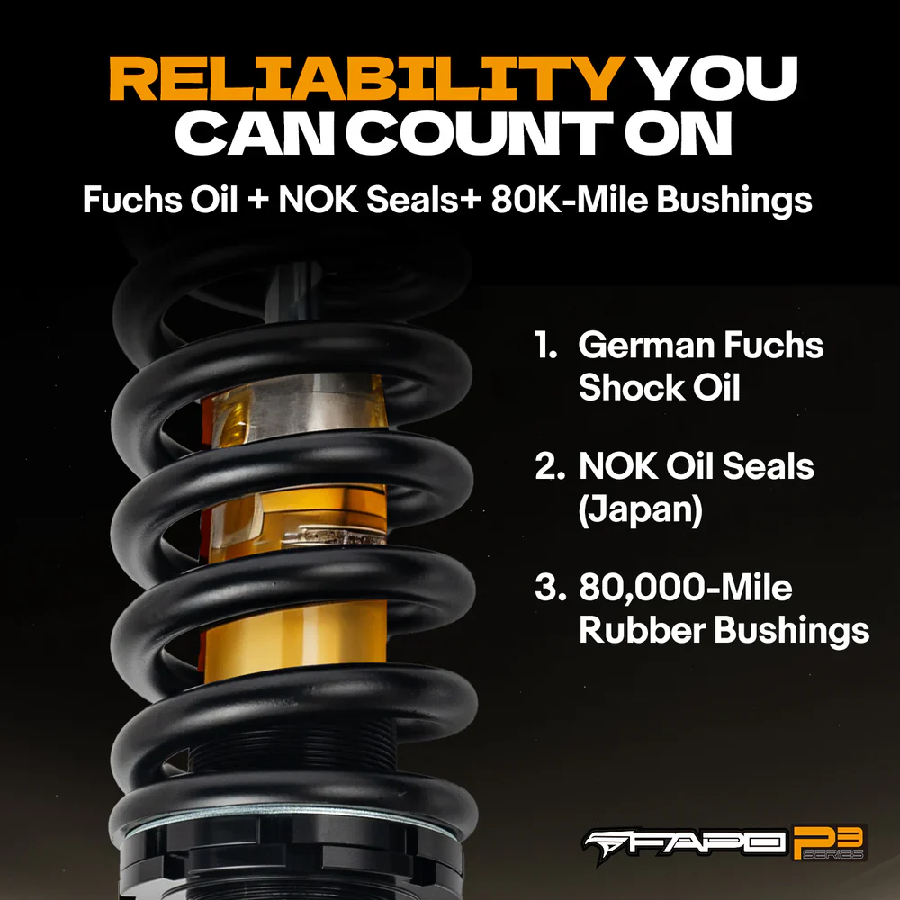 8-Stage Front 0-2 in Lift Shocks for 2009-2013 Ford F-150- P3 PA167130 - Image 6