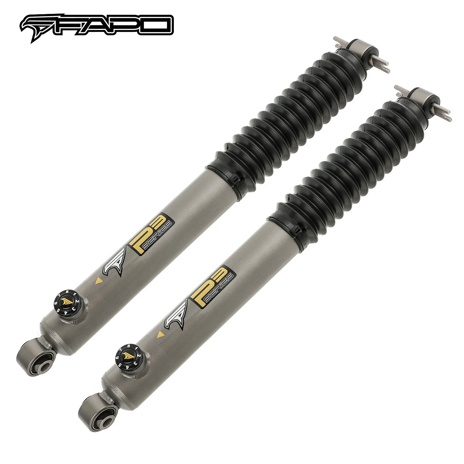 8-Stage Rear 2-3 in Lift Shocks for 1984-2001 Jeep Cherokee XJ -P3 PA891630 - Image 9