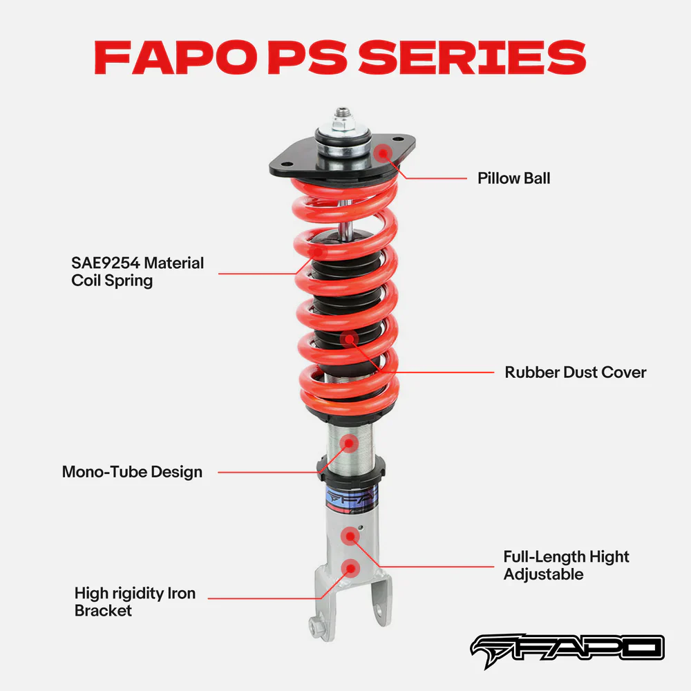 Coilover For Honda Fit/Jazz 3rd Gen GK3/GK5 2013-2020 PS002910 - Image 2