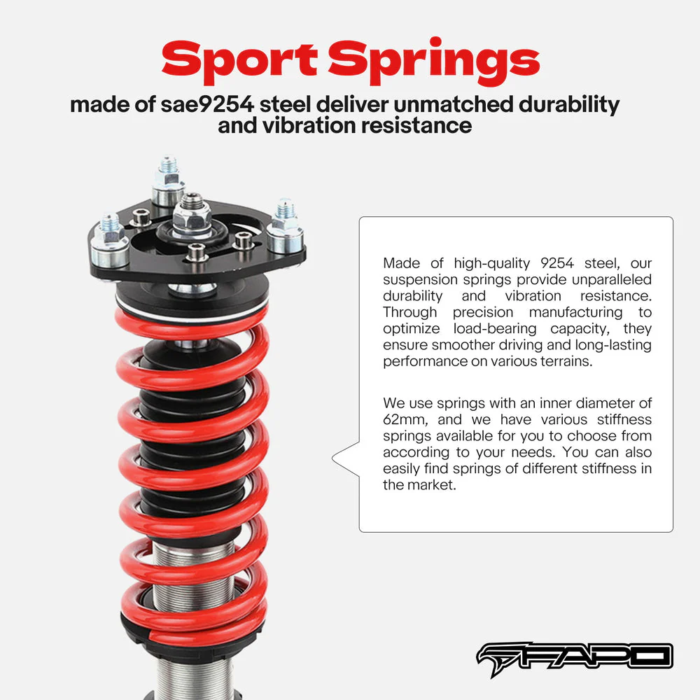 Coilover for Mazda RX-8 2004-2011 Adj Height PS007610 - Image 6