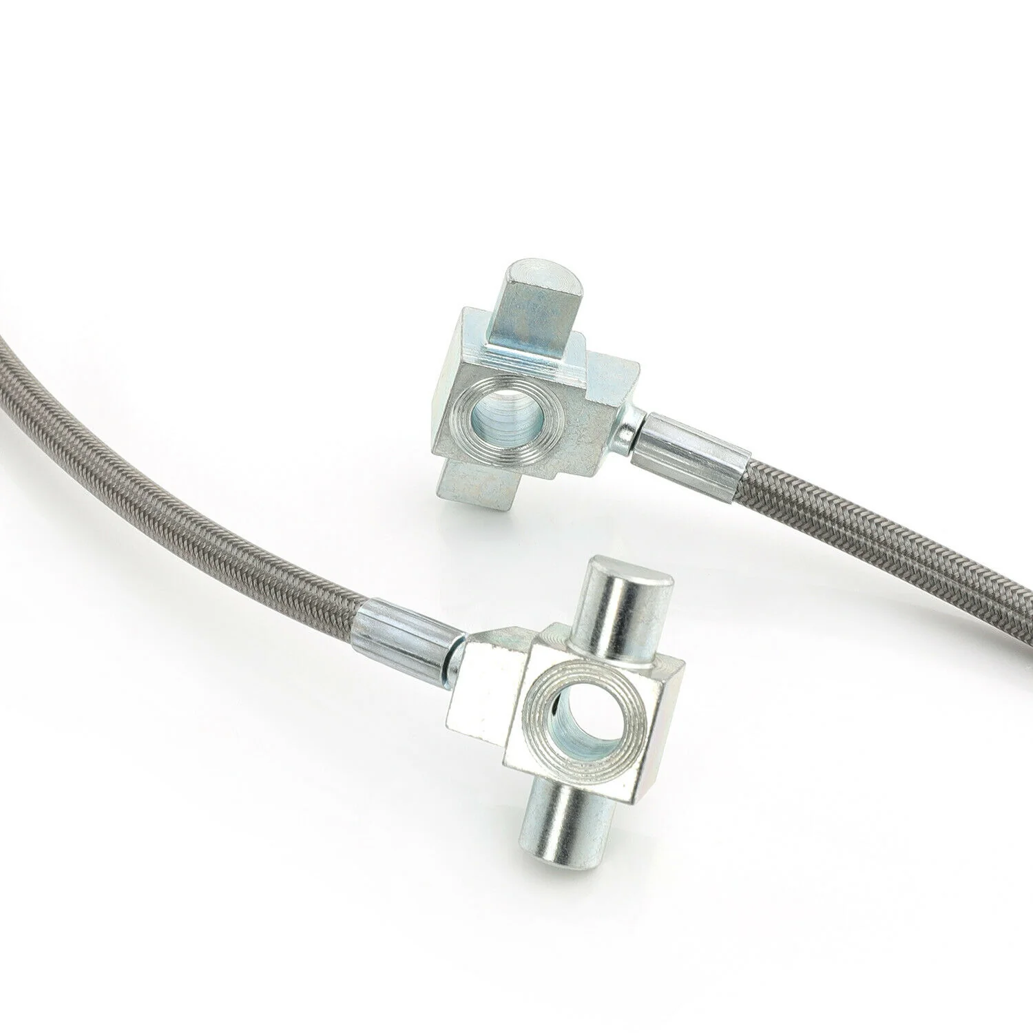 FAPO Front 4-6" Extended Brake Lines For Chevy C K 10 20 30 K5 Blazer 1971-1978 - Image 2