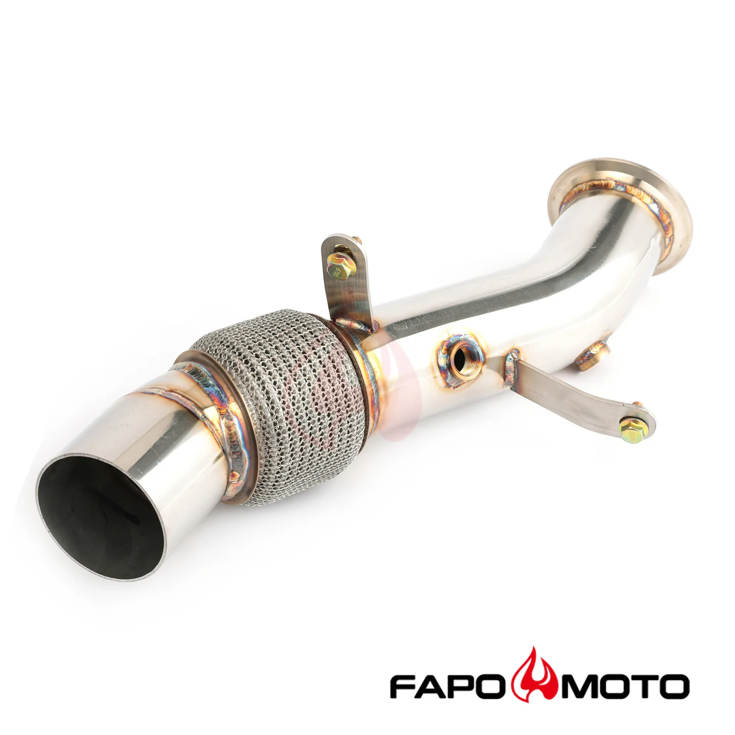 FAPO 3.5 in Turbo Catless Downpipe For N55 BMW 535i 640 740Li F01 F07 F10 F11 F12 F13 - Image 5