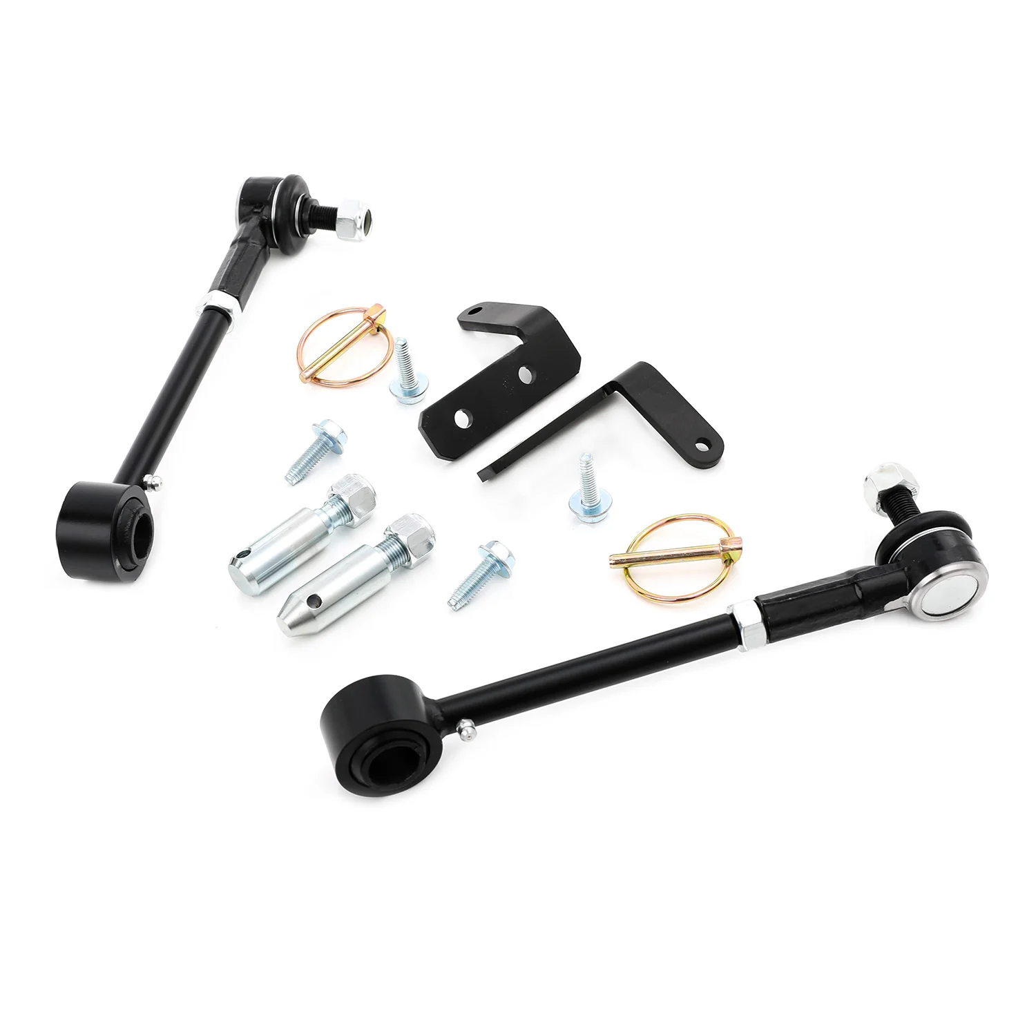 FAPO Front Adjustable 0-2.5" Lift Sway Bar Links For Jeep Wrangler JK 2007-2018 - Image 2
