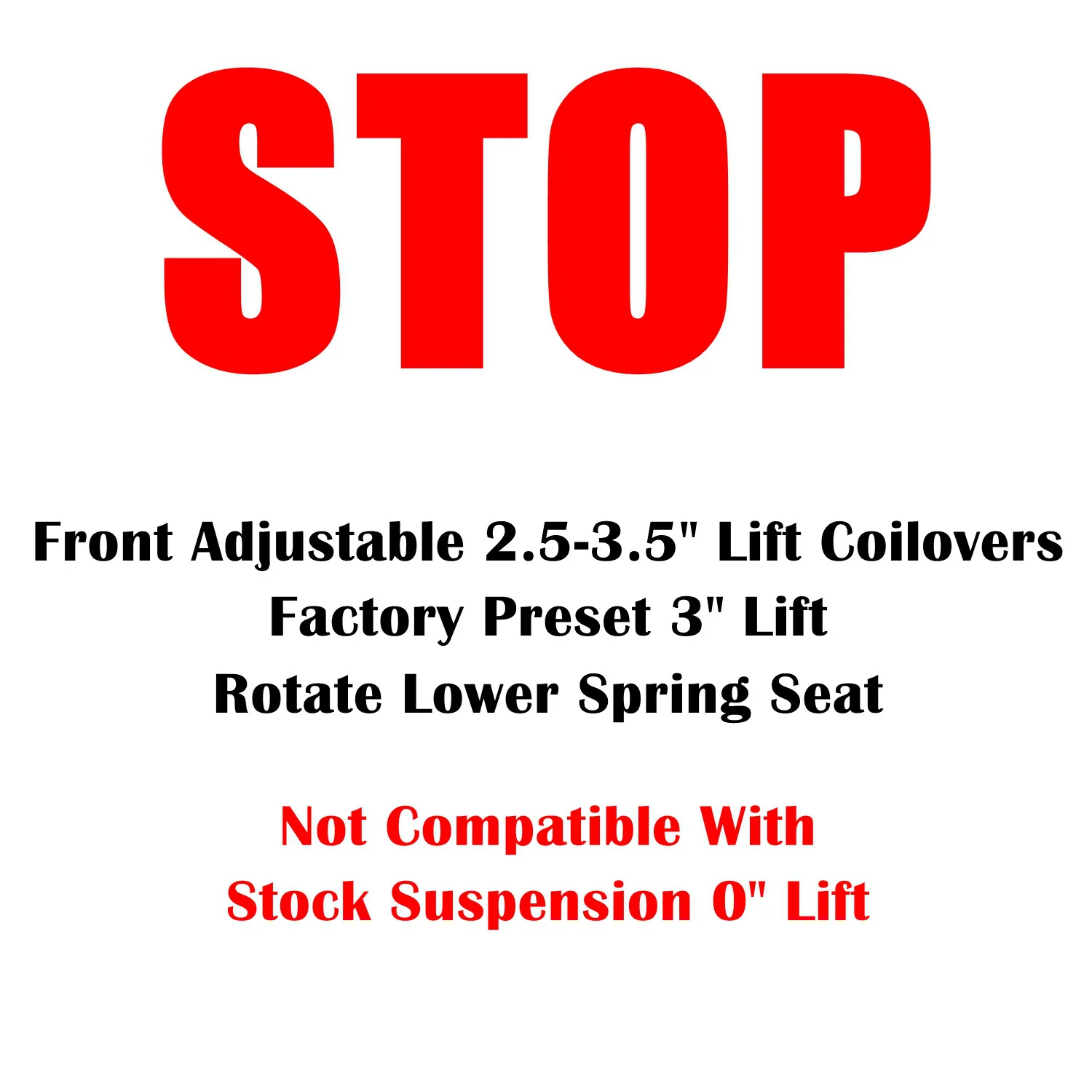 FAPO P3 8-Stage Front 2.5-3.5 in Lift Struts For Nissan Pathfinder 2005-2012 PA192131 - Image 7