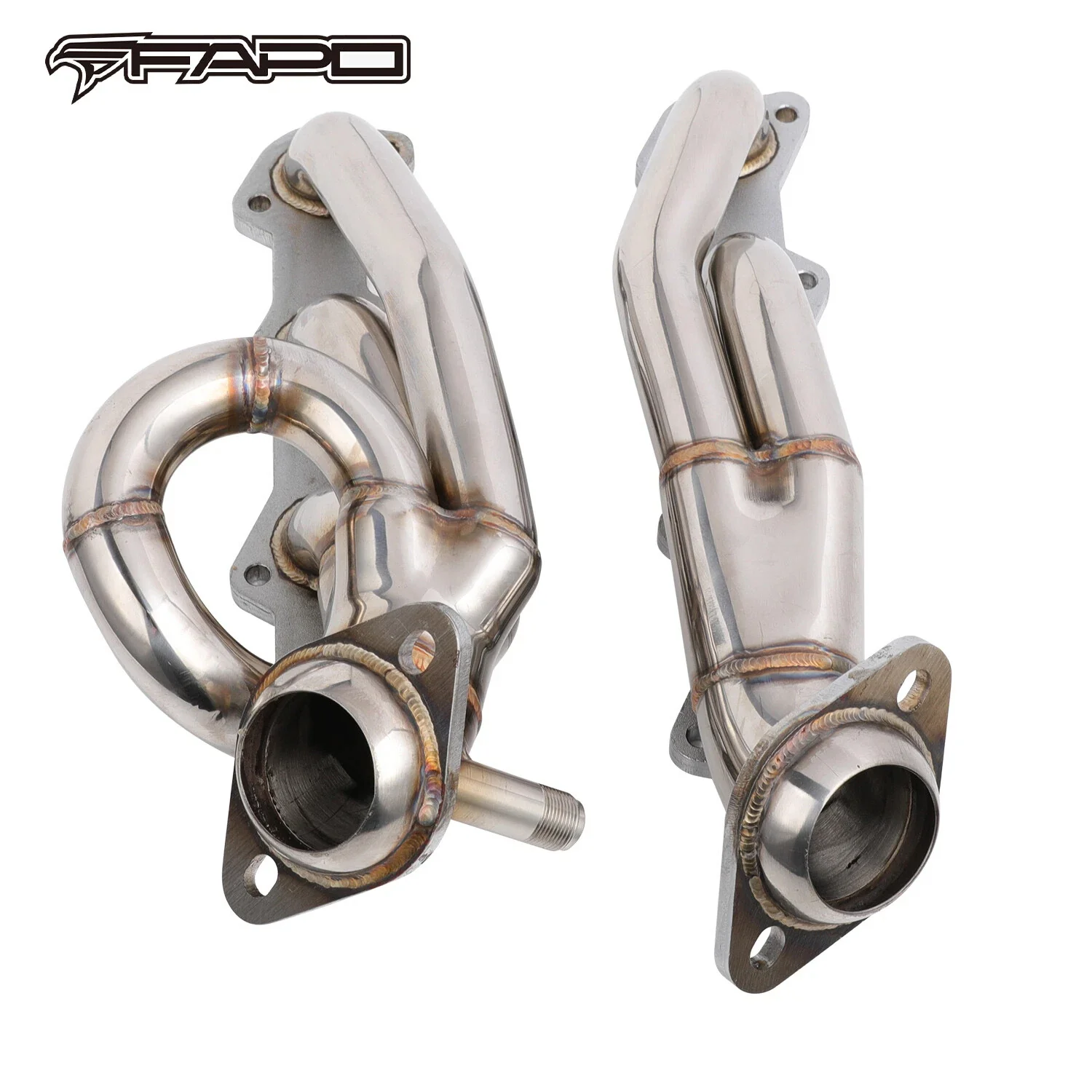 FAPO Shorty Headers for 04-10 Ford F150 XL XLT STX FX2 4.6L 281 Triton V8 - Image 4
