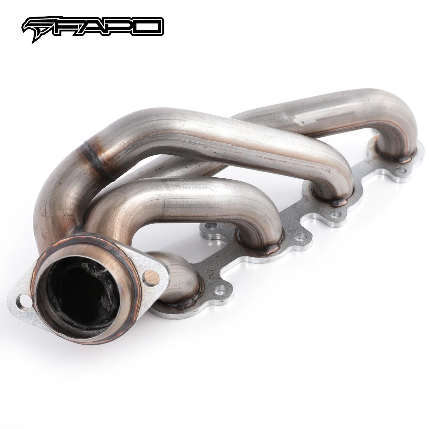 FAPO Shorty Headers for Ford F-150 11-14 5.0L V8 1-5/8  EXHAUST MANIFOLD 409SS - Image 3