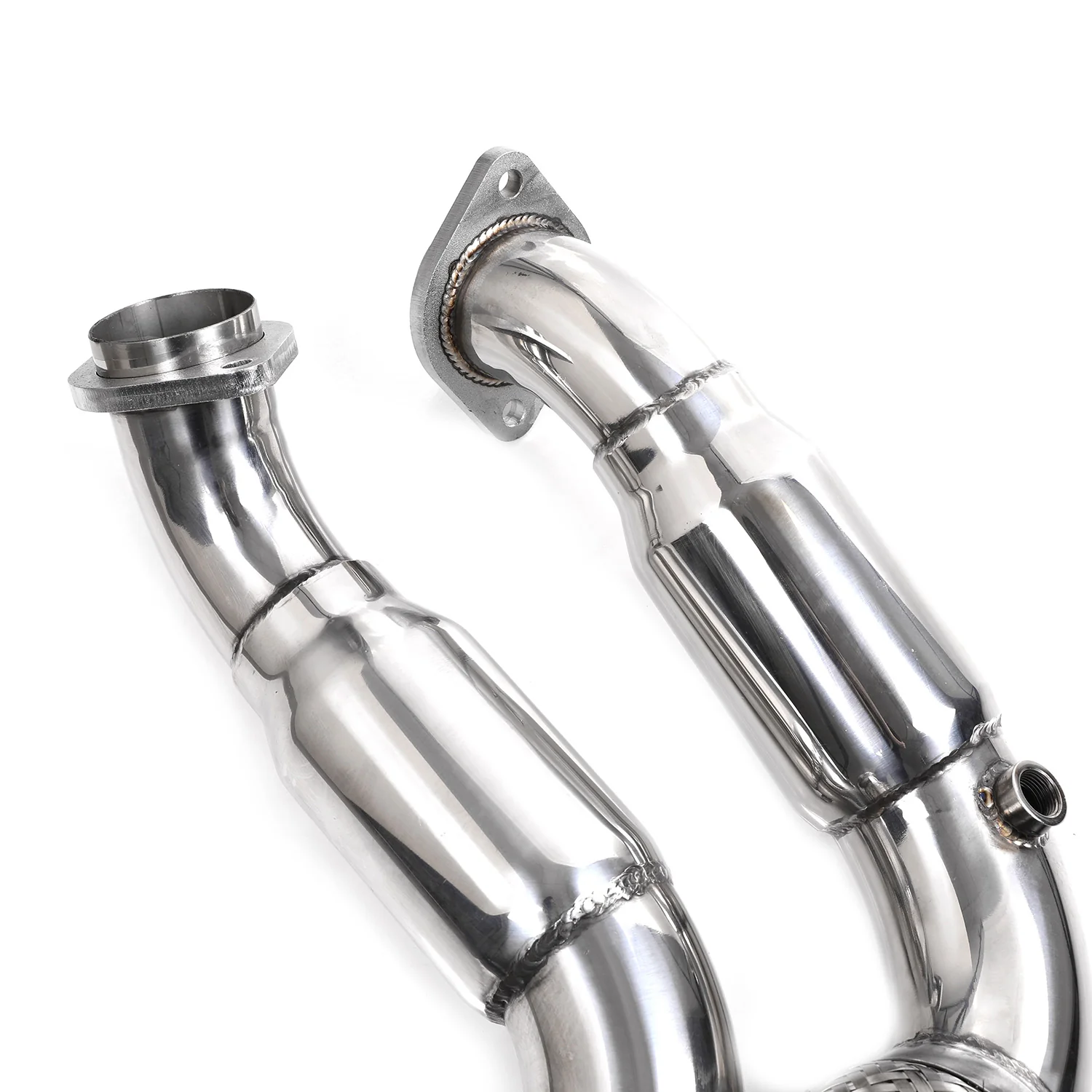FAPO TURBO EXHAUST DOWNPIPE FOR 08-14 BMW 650i X6/X5/5/6/7-SERIES N63B44 4.4 V8 - Image 3