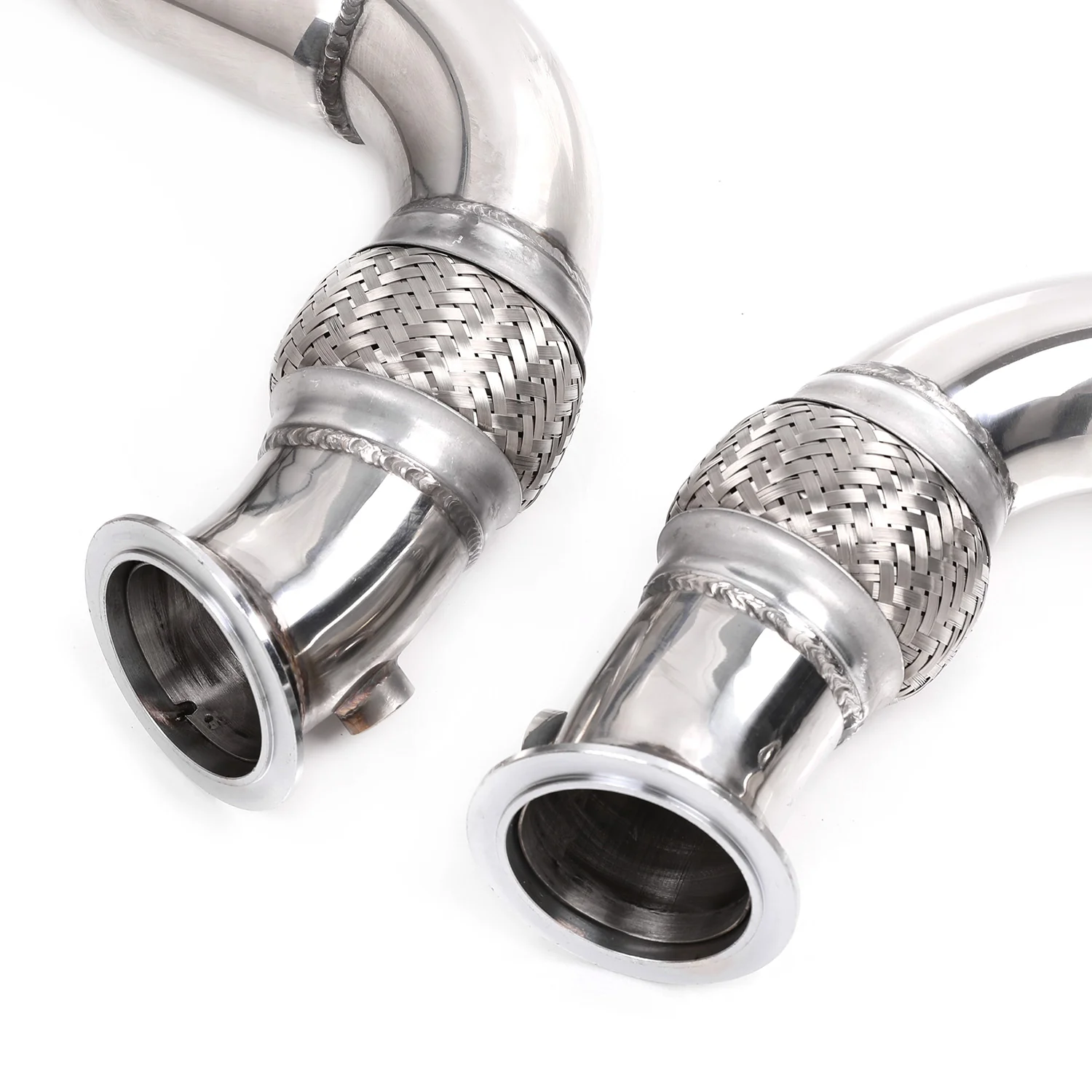 FAPO TURBO EXHAUST DOWNPIPE FOR 08-14 BMW 650i X6/X5/5/6/7-SERIES N63B44 4.4 V8 - Image 4