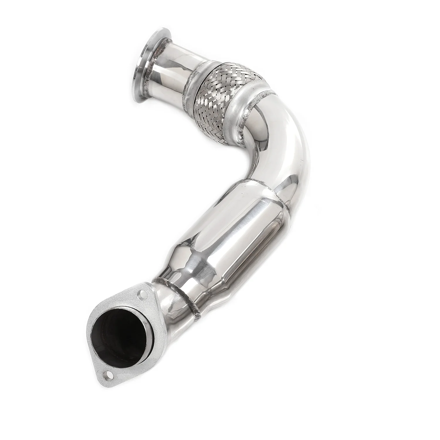 FAPO TURBO EXHAUST DOWNPIPE FOR 08-14 BMW 650i X6/X5/5/6/7-SERIES N63B44 4.4 V8 - Image 5