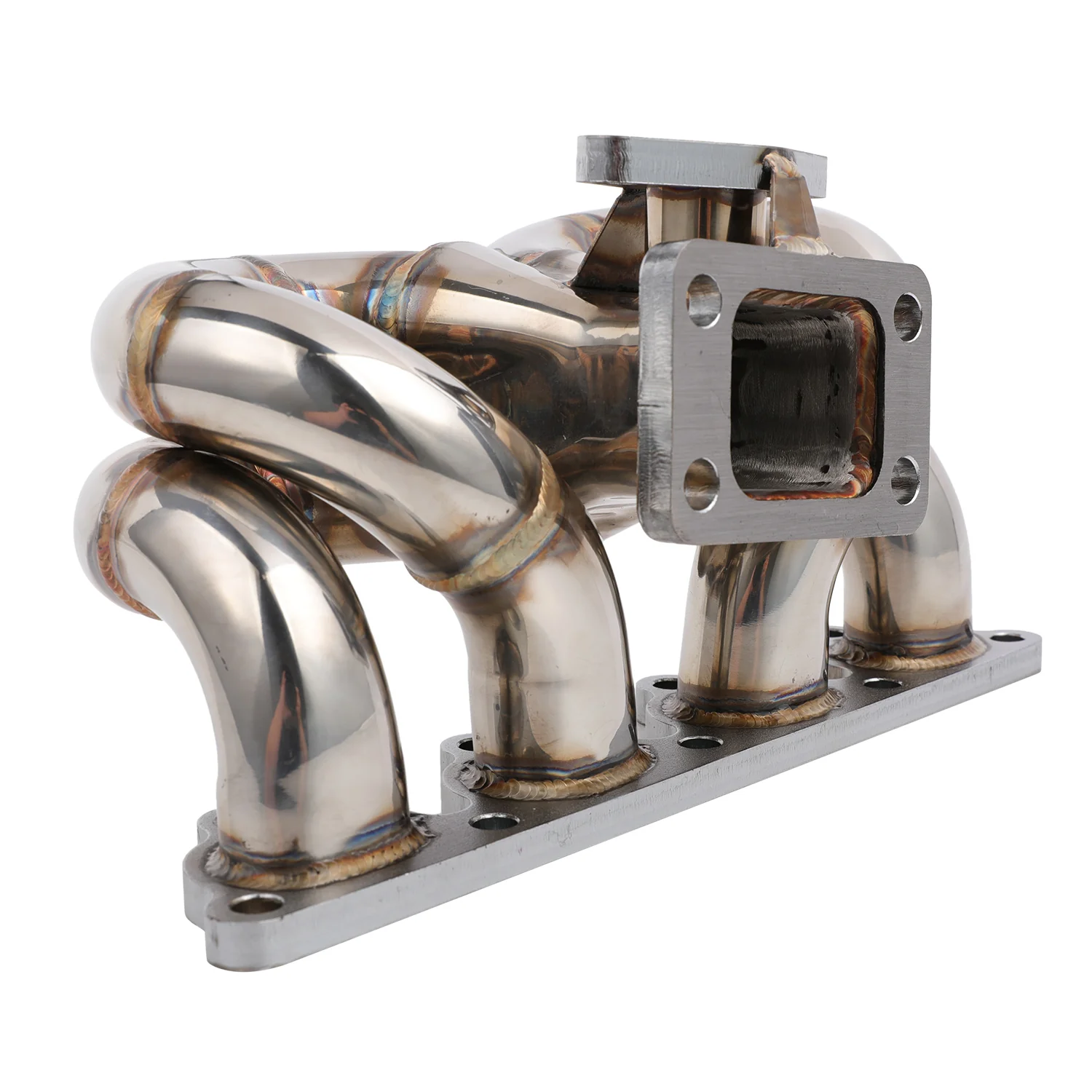 FAPO Turbo Manifold for Honda Civic del Sol CRX D15 D16 SOHC T3 38mm WG Ram Horn - Image 5