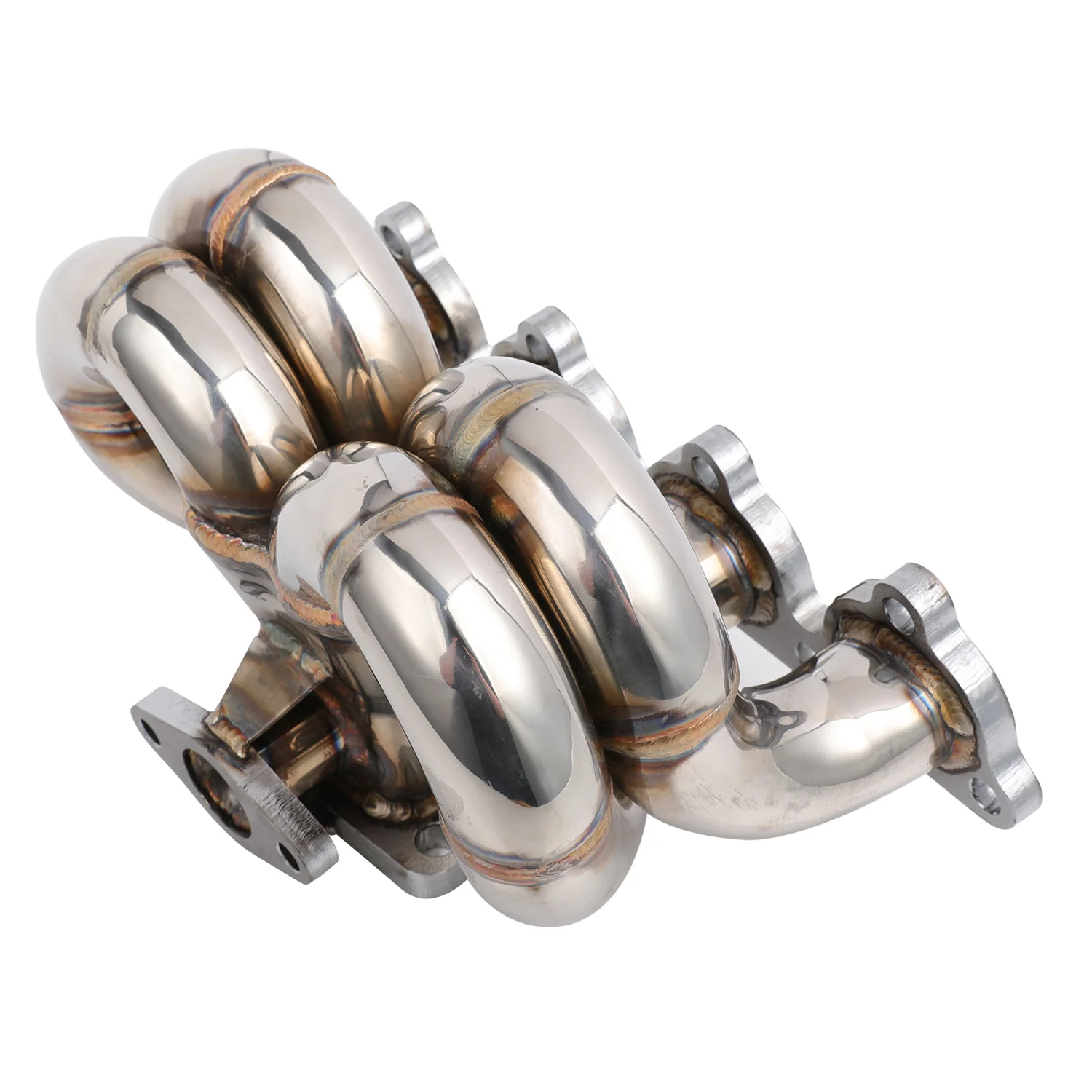 FAPO Turbo Manifold for Honda Civic del Sol CRX D15 D16 SOHC T3 38mm WG Ram Horn - Image 6