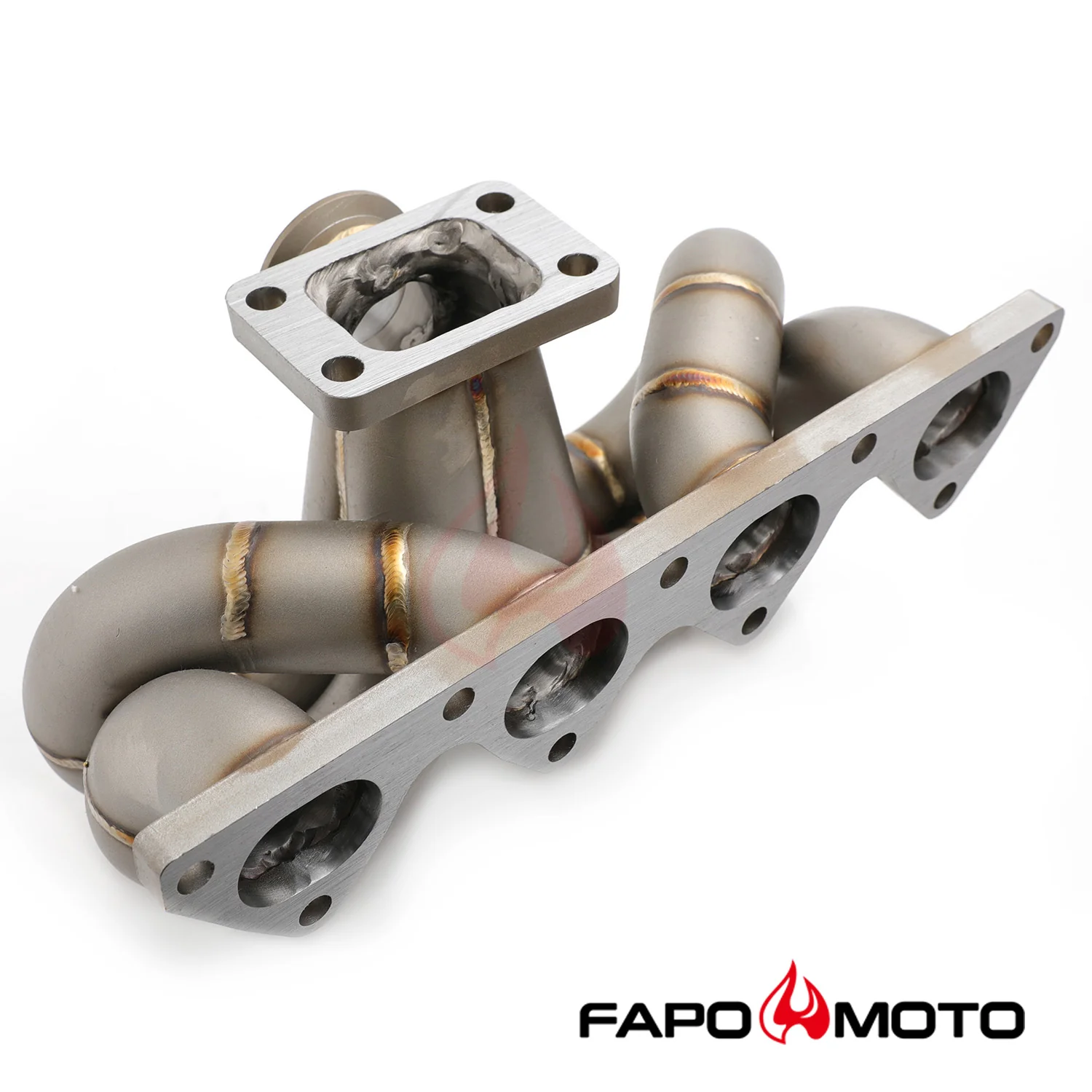 Turbo Manifold compatible with Honda Civic Acura Integra B16 B18 SCHEDULE40 T3 44mm WG FE605310 - Image 5