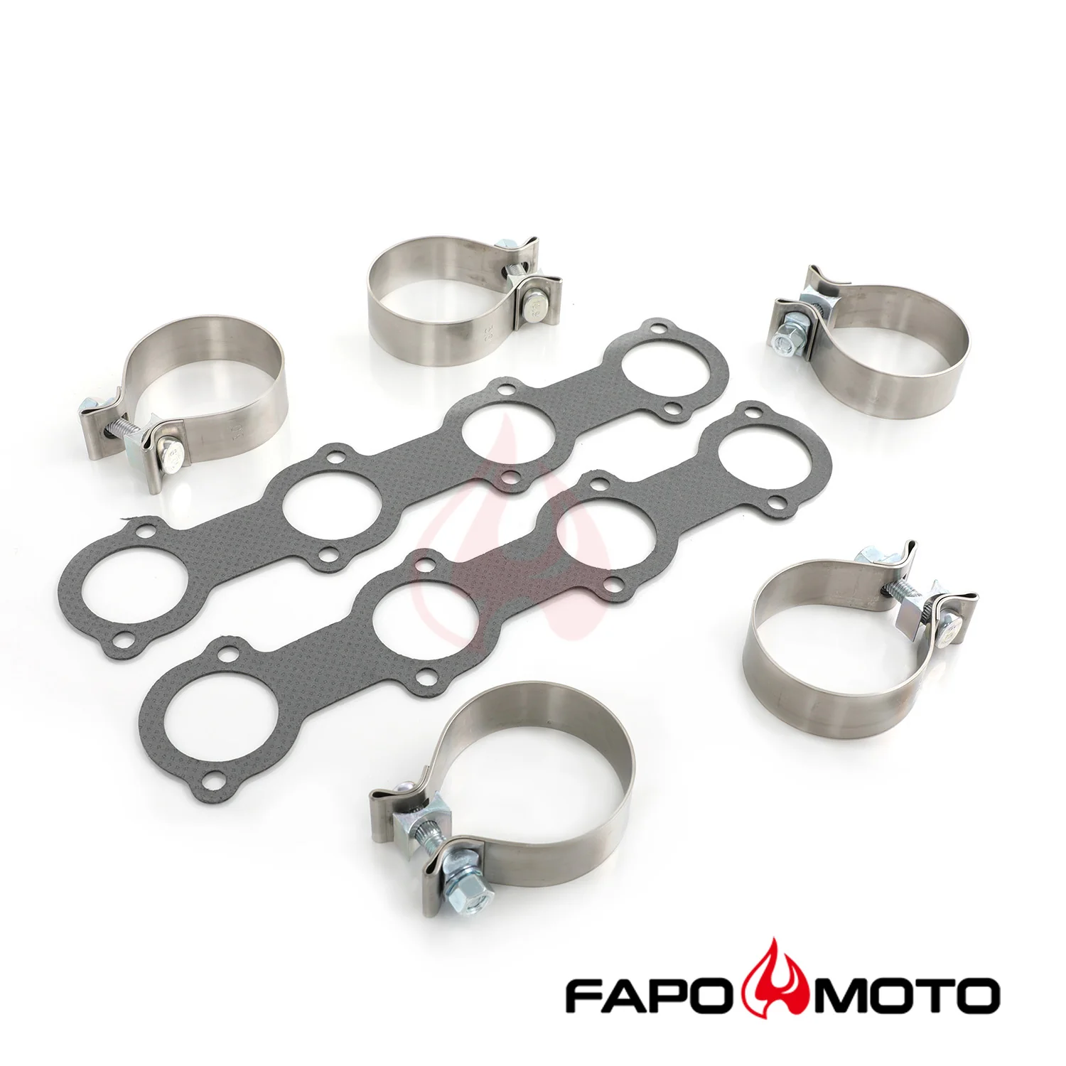 FAPO Long Tube Headers Manifolds for 03-06 Mercedes AMG E55 CLS55 M113 X-Pipe FE635110 - Image 8