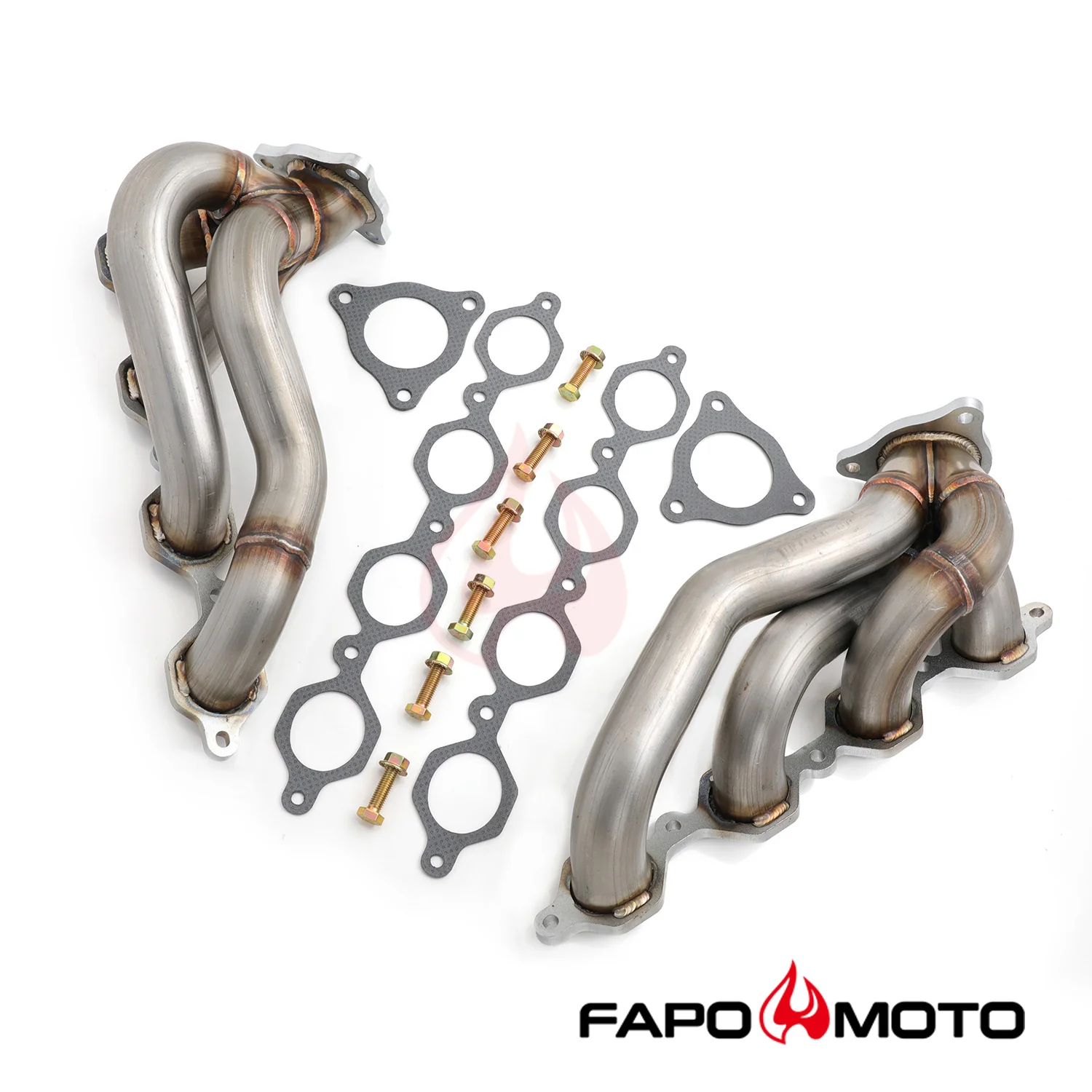FAPO Shorty Headers for 14-18 Chevy Silverado GMC Sierra 1500 5.3L V8 1-7/8  Primary 409SS FE640160