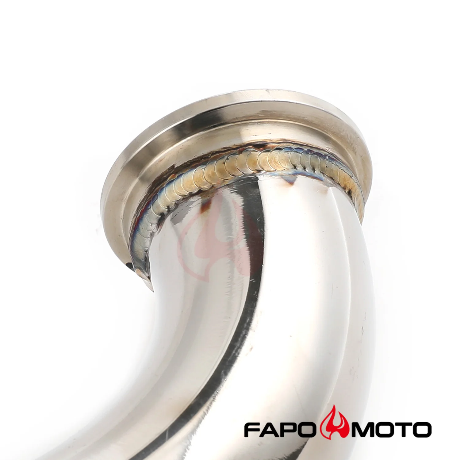 Universal Dump Pipe 1.75  304SS V-Band Flanged for 44mm 60mm Wastegate FE790310 - Image 2