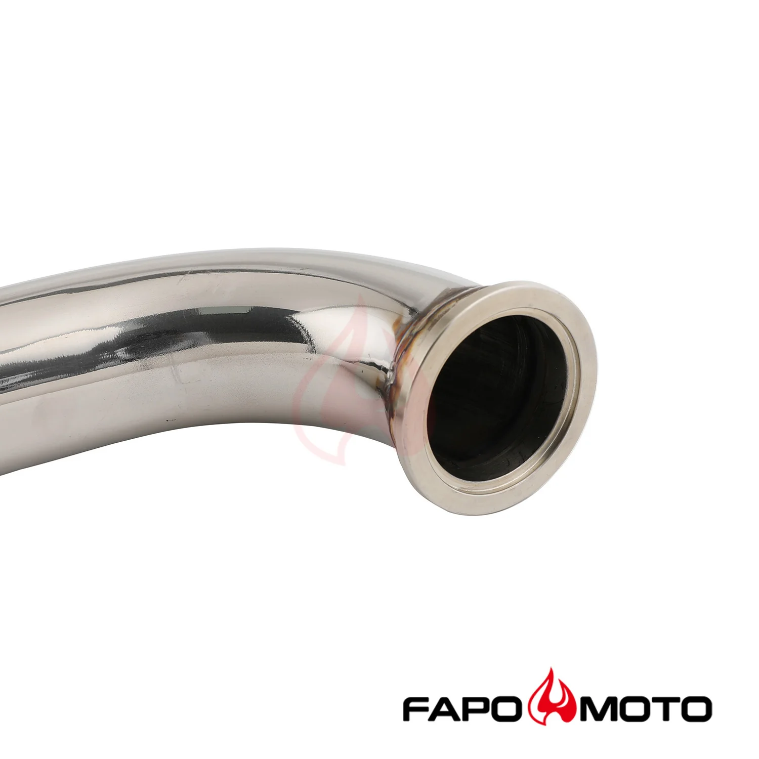 Universal Dump Pipe 1.75  304SS V-Band Flanged for 44mm 60mm Wastegate FE790310 - Image 4
