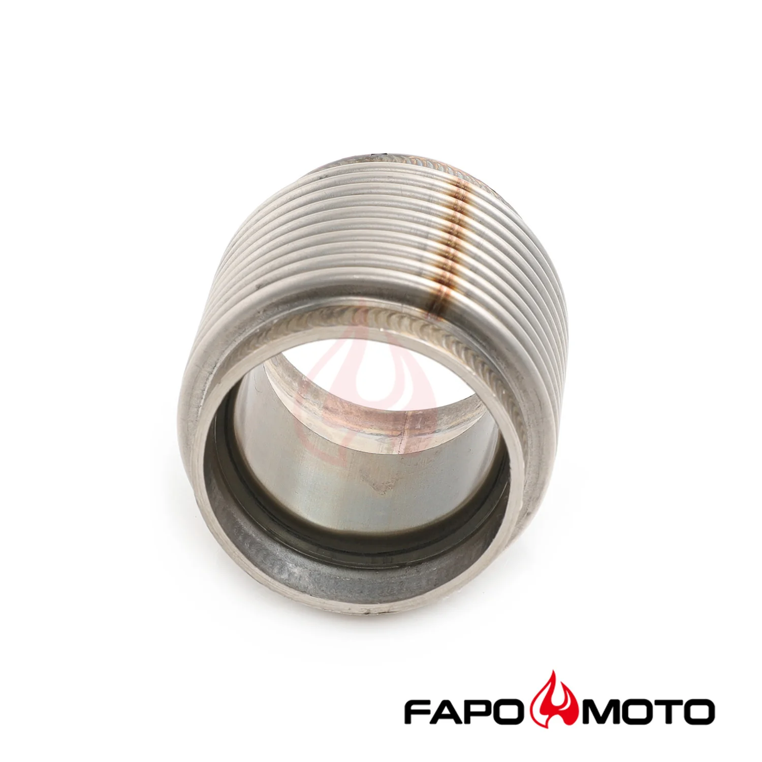 Universal 2  ID T304 SS EXHAUST FLEX BELLOWS 2.55  Long Flex Joint Pipe ULTRA STRONG FE902010 - Image 3