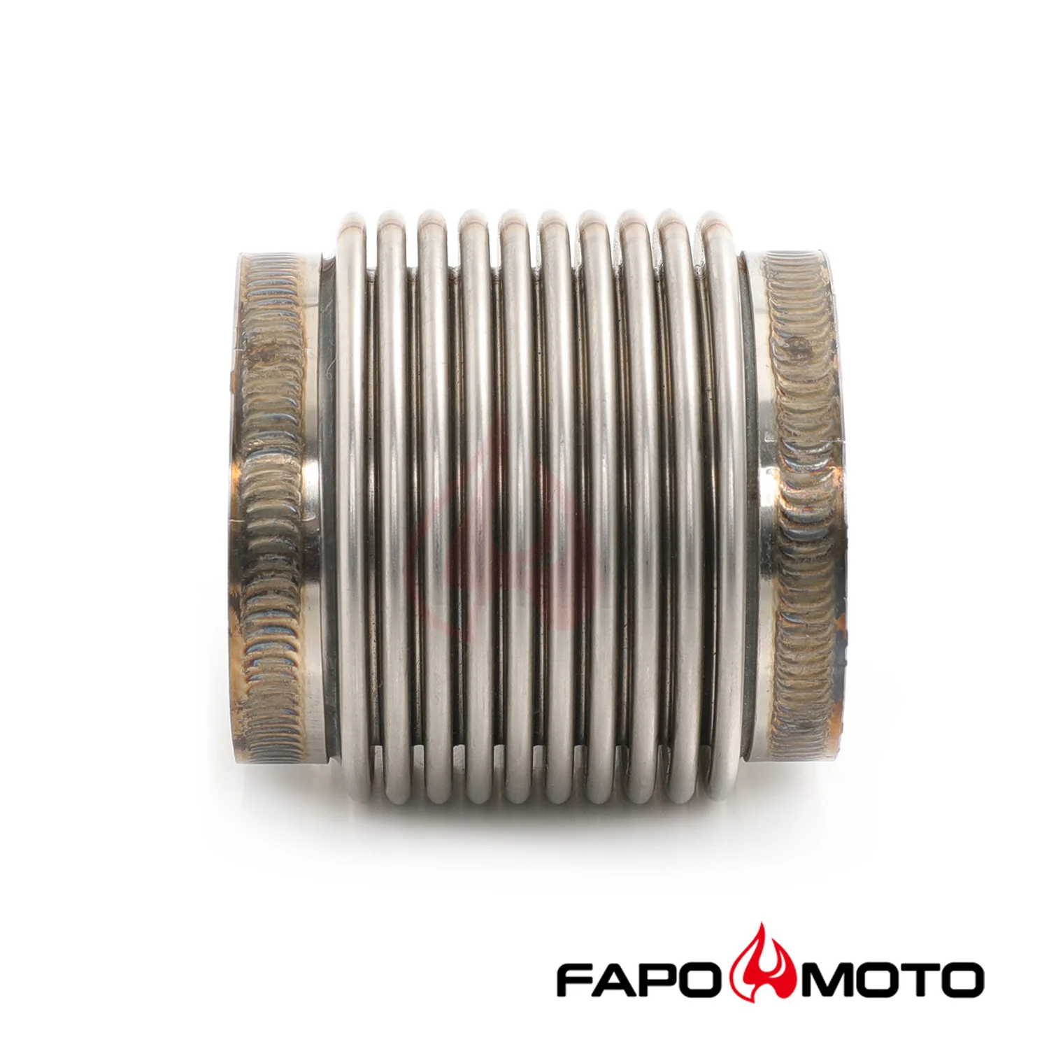 Universal 2  ID T304 SS EXHAUST FLEX BELLOWS 2.55  Long Flex Joint Pipe ULTRA STRONG FE902010 - Image 7