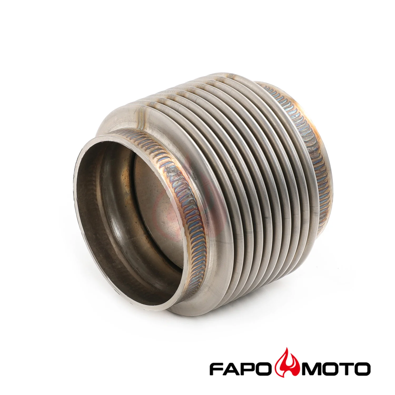 2.25  ID T304 SS EXHAUST FLEX BELLOWS 2.55  Long Flex Joint Pipe ULTRA STRONG FE902310 - Image 4