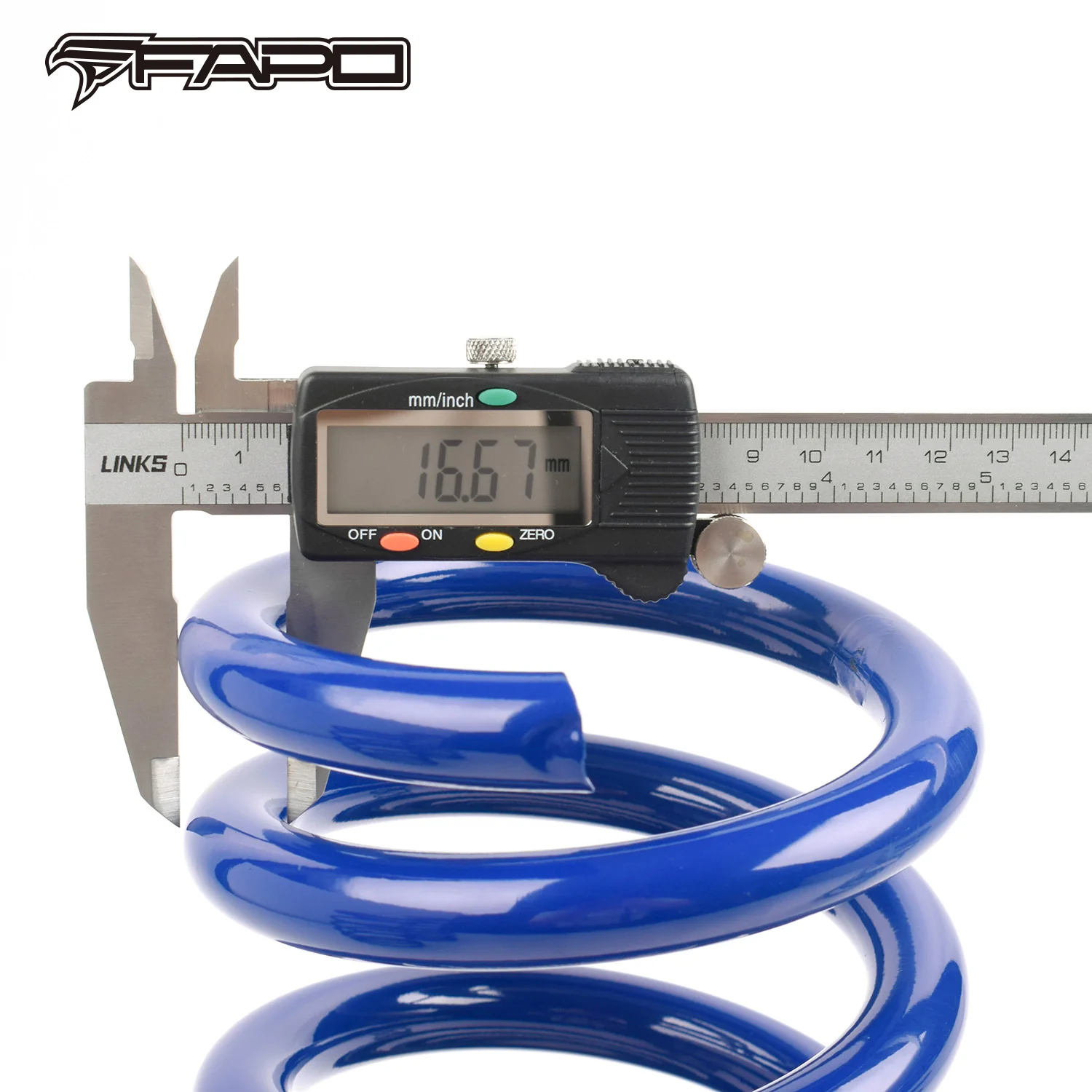 Lowering Springs compatible with Ford Mustang 1979-2004 1.5 F/1.5 R V6 V8 GT BLUE 1.5in  Drop Suspension FL017110 - Image 7