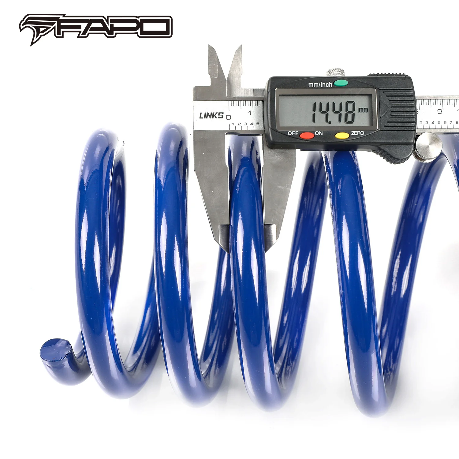 Lowering Springs compatible with Dodge Challenger 08-21 1.5 F/1.5 R V6 V8 BLUE 1.5 Drop FL069510 - Image 3