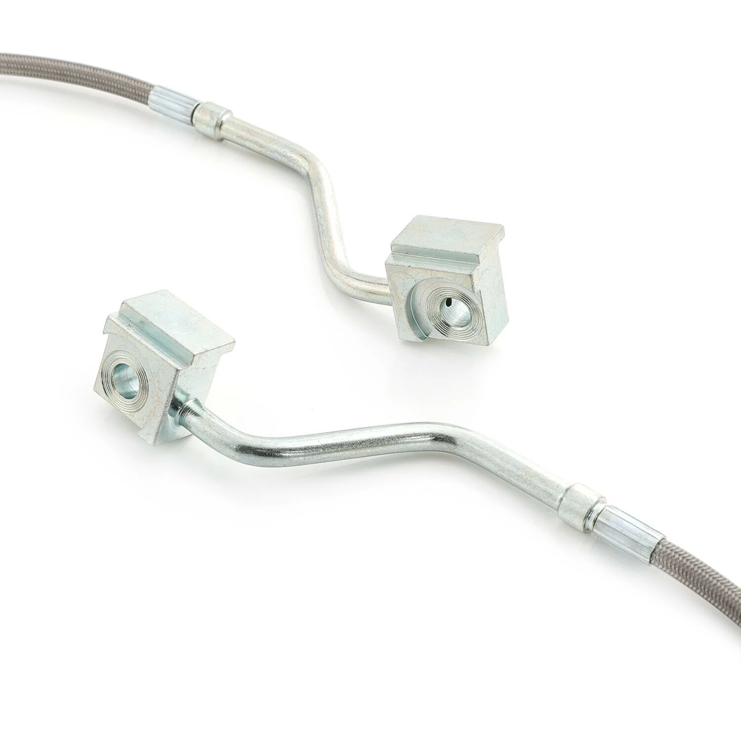 Front Extended Stainless Steel Brake Lines For Ford F-150 XLT Bronco 1980-1996 - Image 3