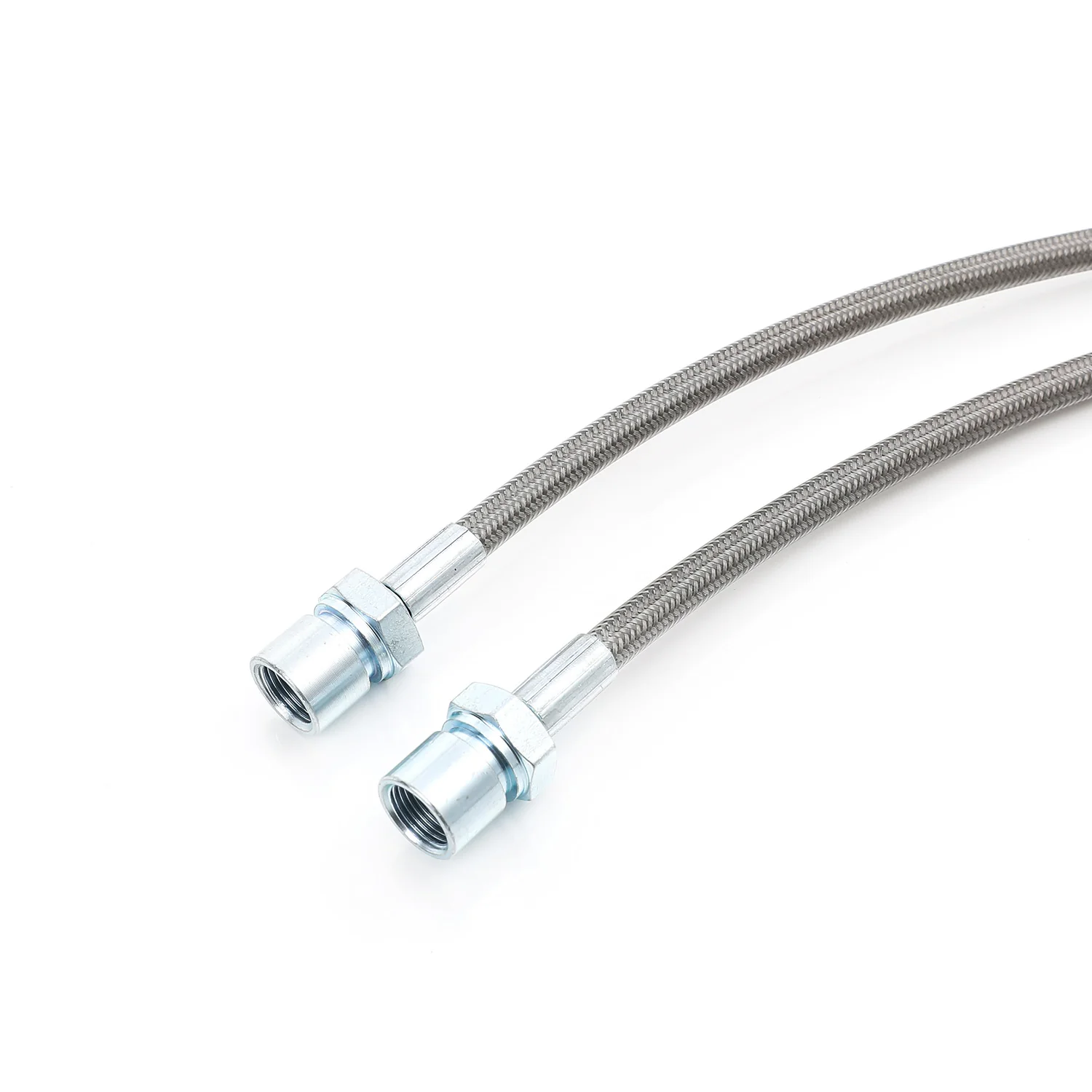Front Stainless Steel Extended Brake Lines For 07-18 Silverado Sierra 5-7.5"lift - Image 4