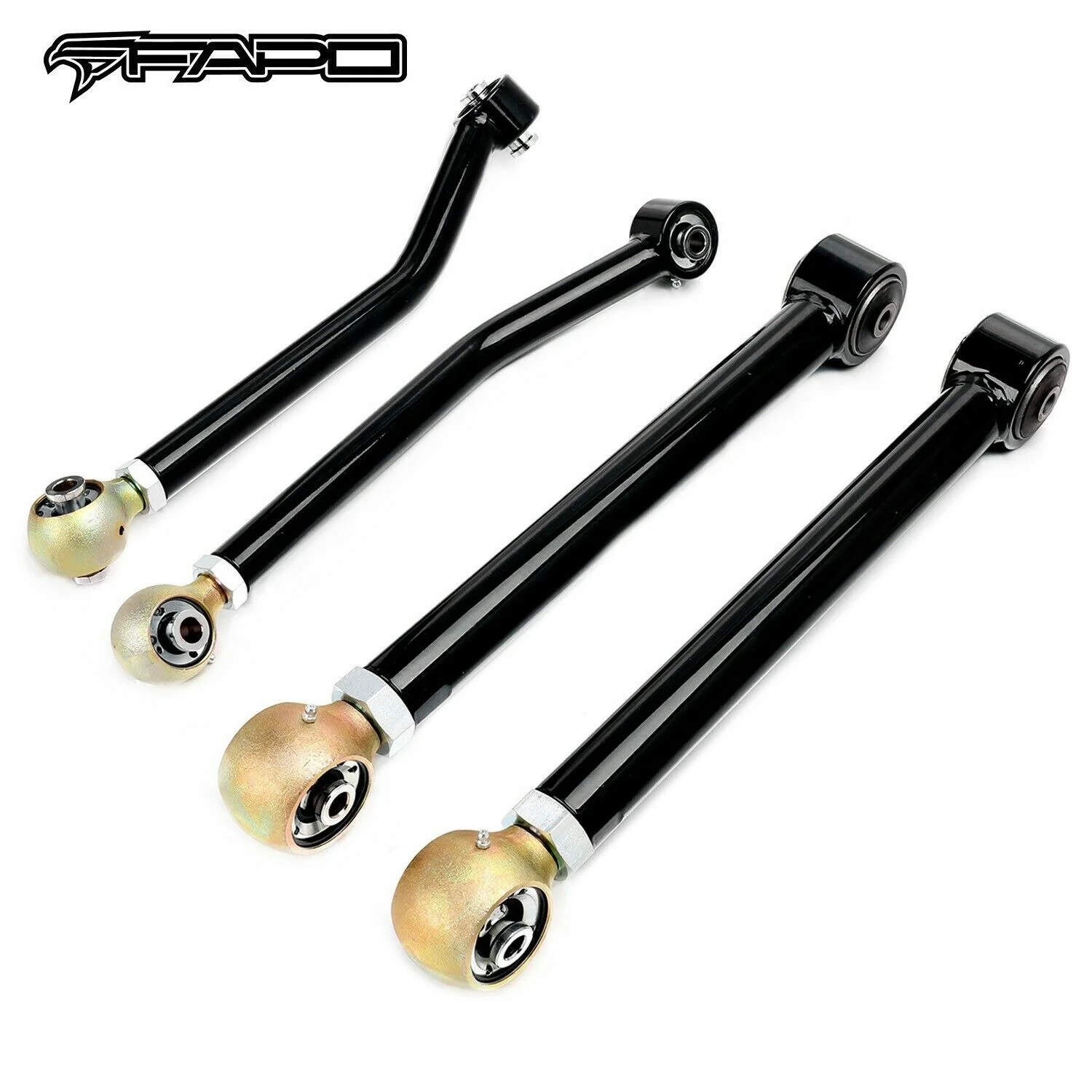 Rear Adjustable Control Arms For Jeep Wrangler 07-18 JK 0-6 in Lift Kit 4 Pcs FZ060120+FZ060140