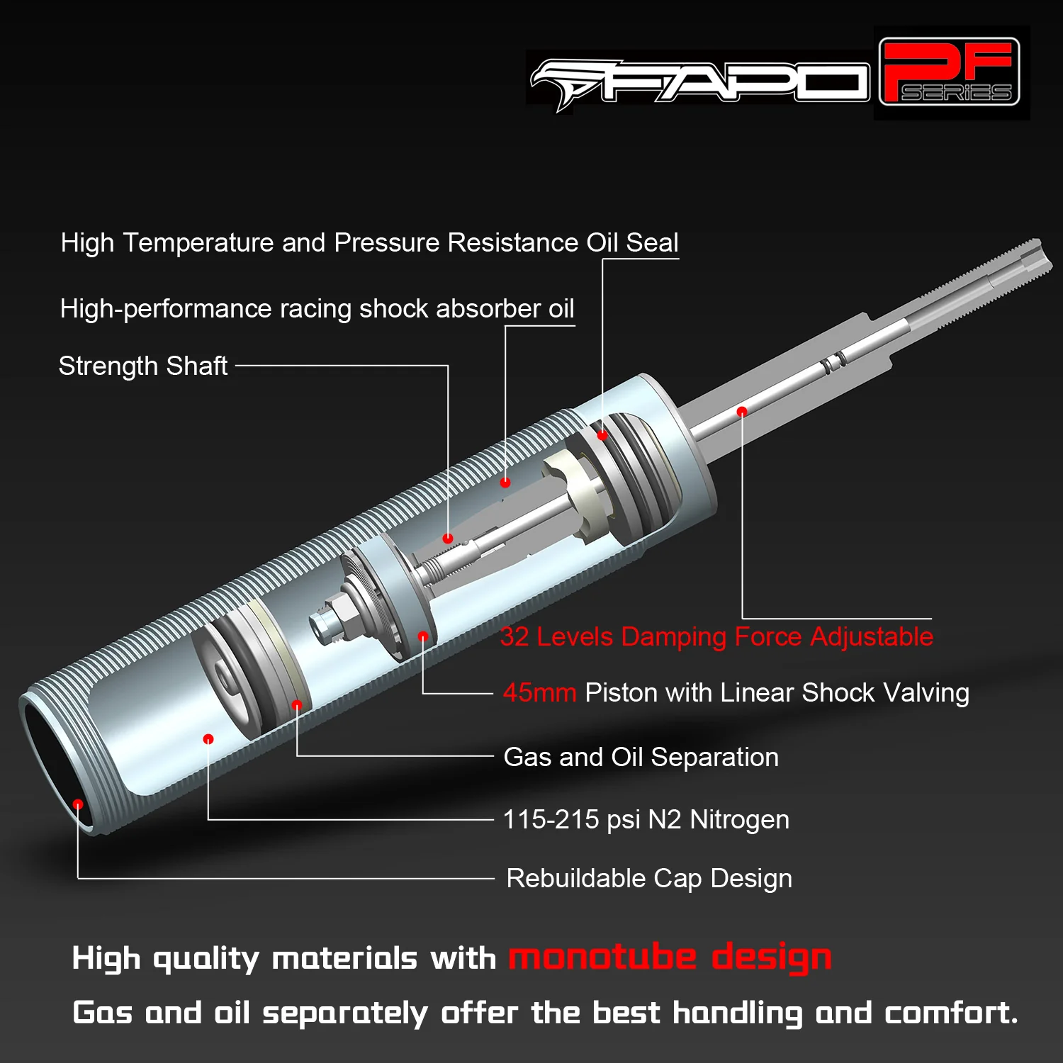 32-Level Damping Coilover for Ford Focus ST P3 2013-2018 PF019130 - Image 3