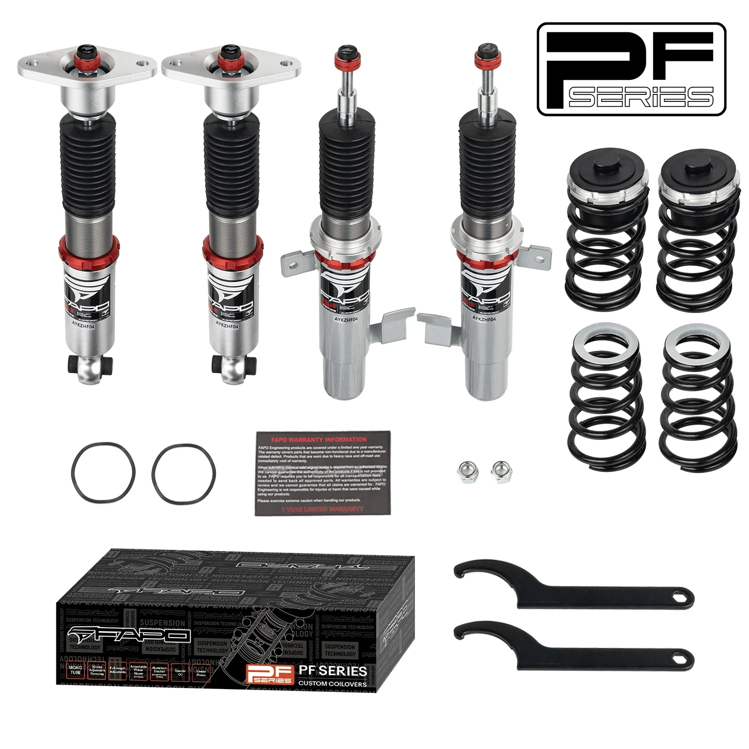 32-Way Adjustable Damping Coilovers for Volvo V60 1st Gen DE 11-18 & Volvo V60 1st Gen DE 2011-2018 PF027230