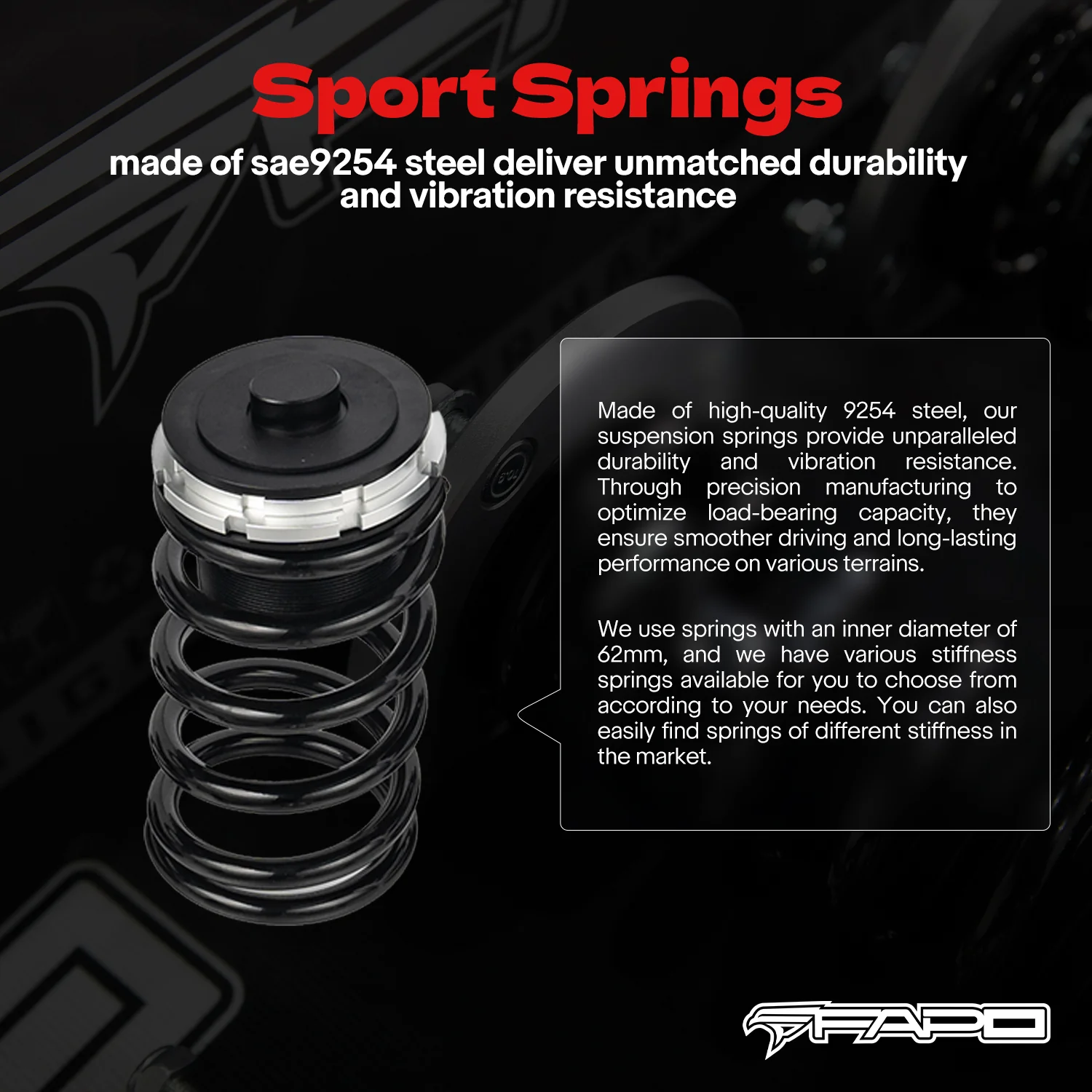 32-Way Adjustable Damping Coilovers for Volvo V60 1st Gen DE 11-18 & Volvo V60 1st Gen DE 2011-2018 PF027230 - Image 8