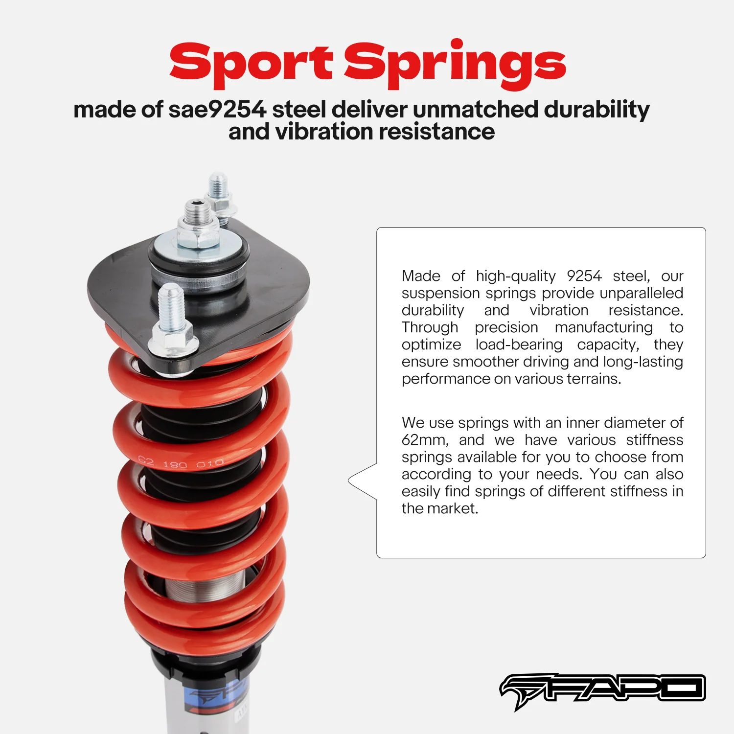Coilover for Subaru Impreza GH/GE/GR/GV/GJ/GP 2008-2016 PS000810 - Image 6
