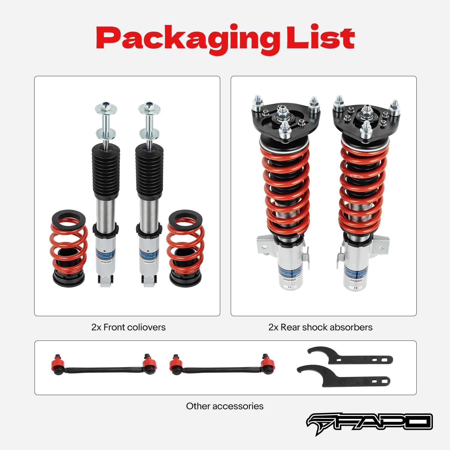 Coilover for Honda Civic 2012-2015 PS002510 - Image 9