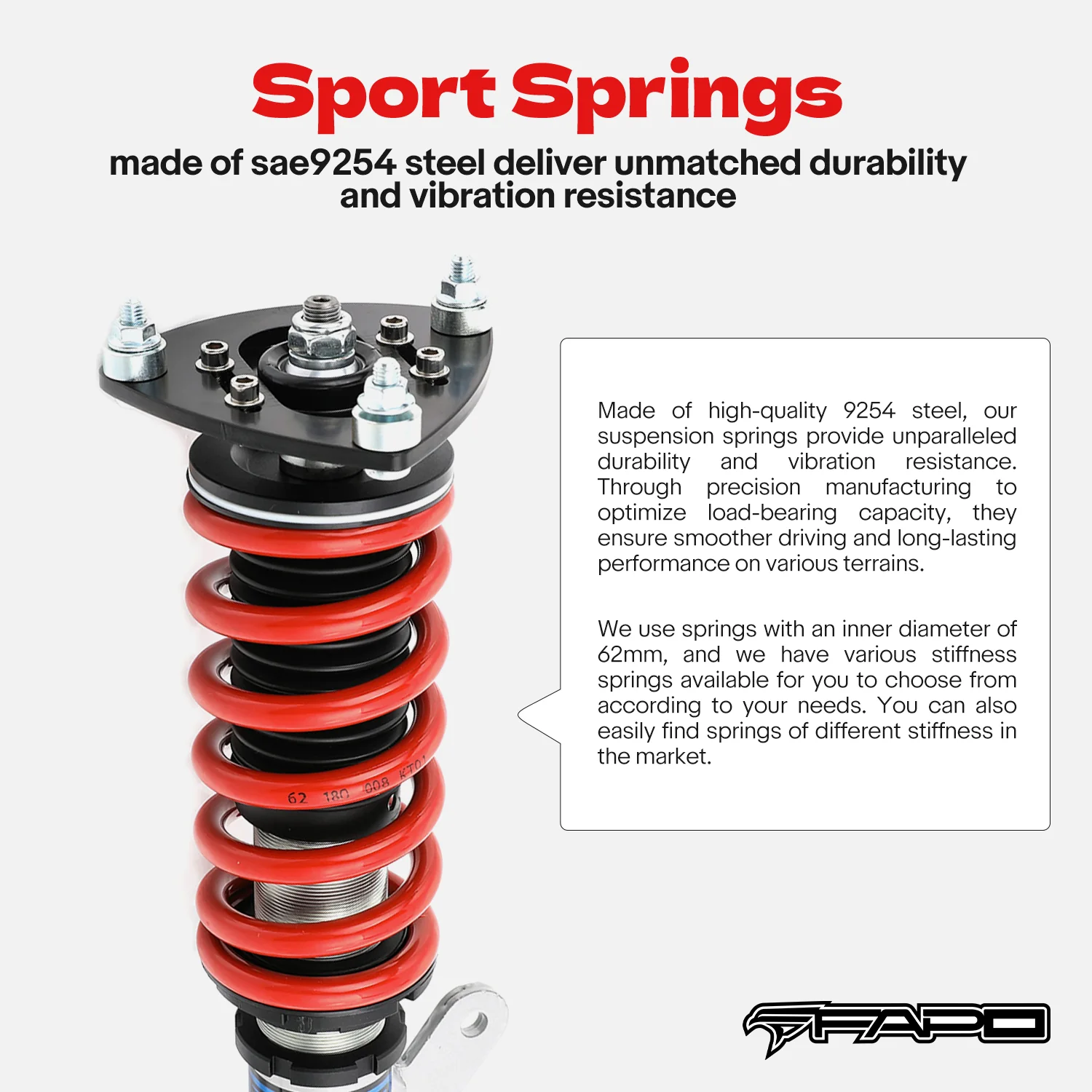 Coilover for Mazda 3 2nd Gen BL 2008-2013 & speed3 2nd Gen BL 2010-2013 PS027810 - Image 6