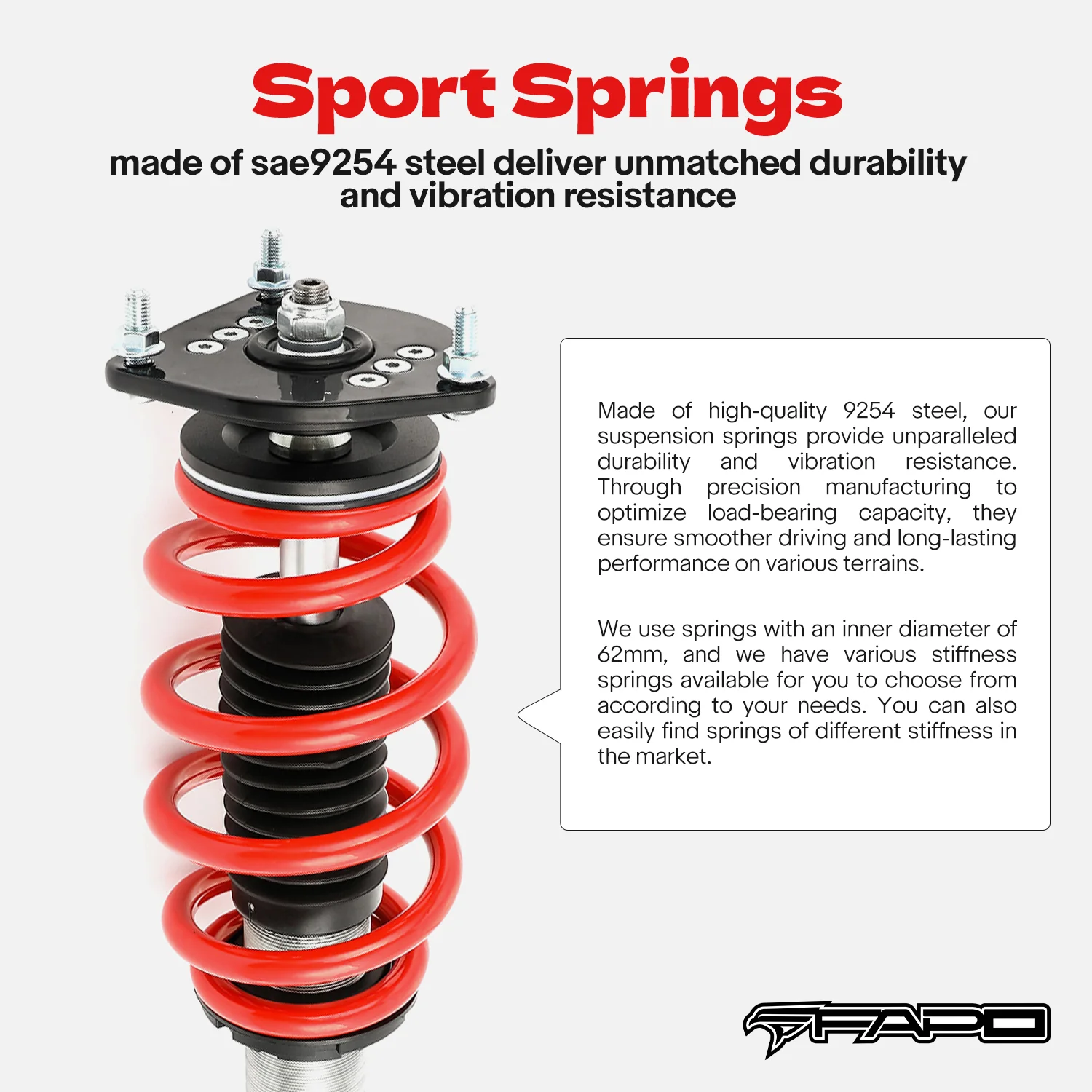 Coilovers for Toyota Camry( XV20) 1997-2001 PS035510 - Image 4
