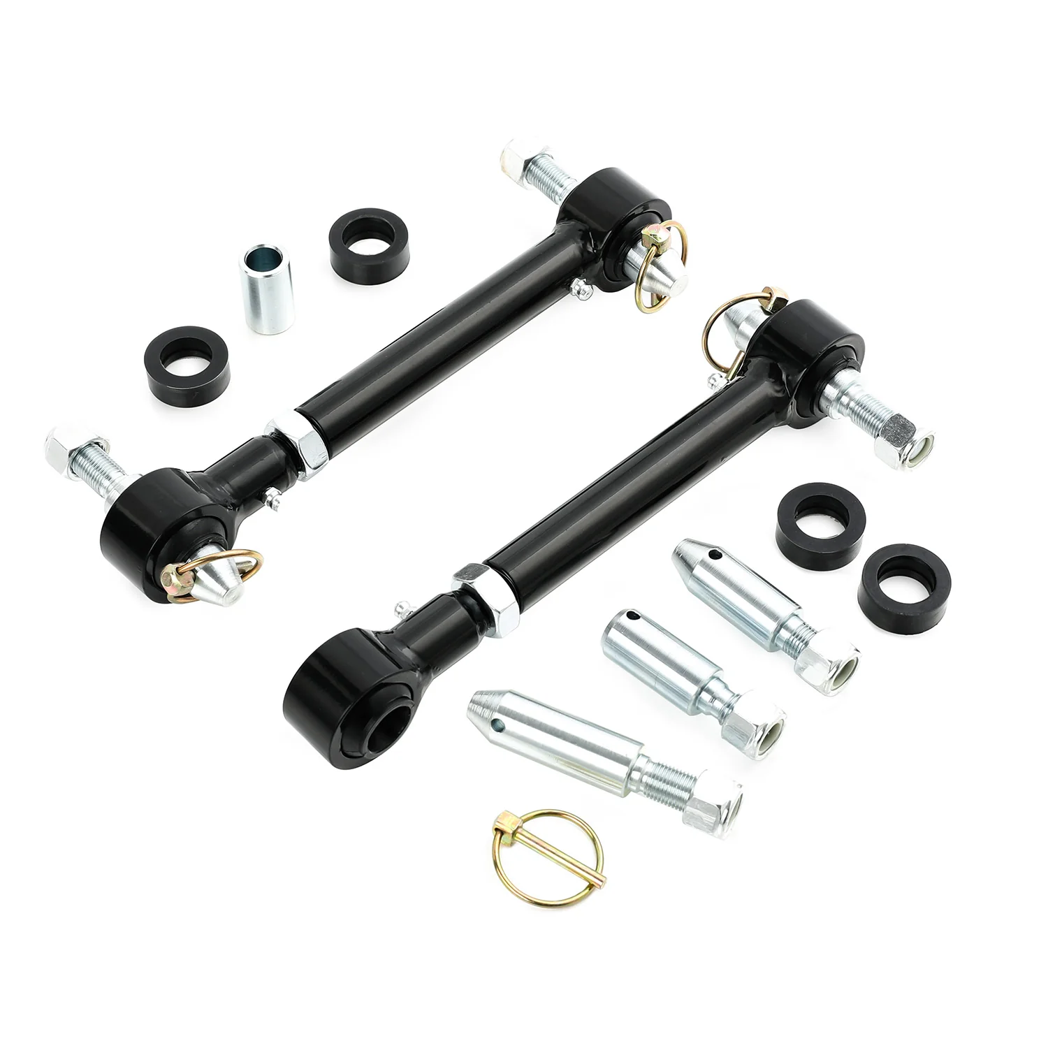 Share FAPO Front Quick Disconnect 2.5-6" Sway Bar Links For Jeep Wrangler JK 2007-2018